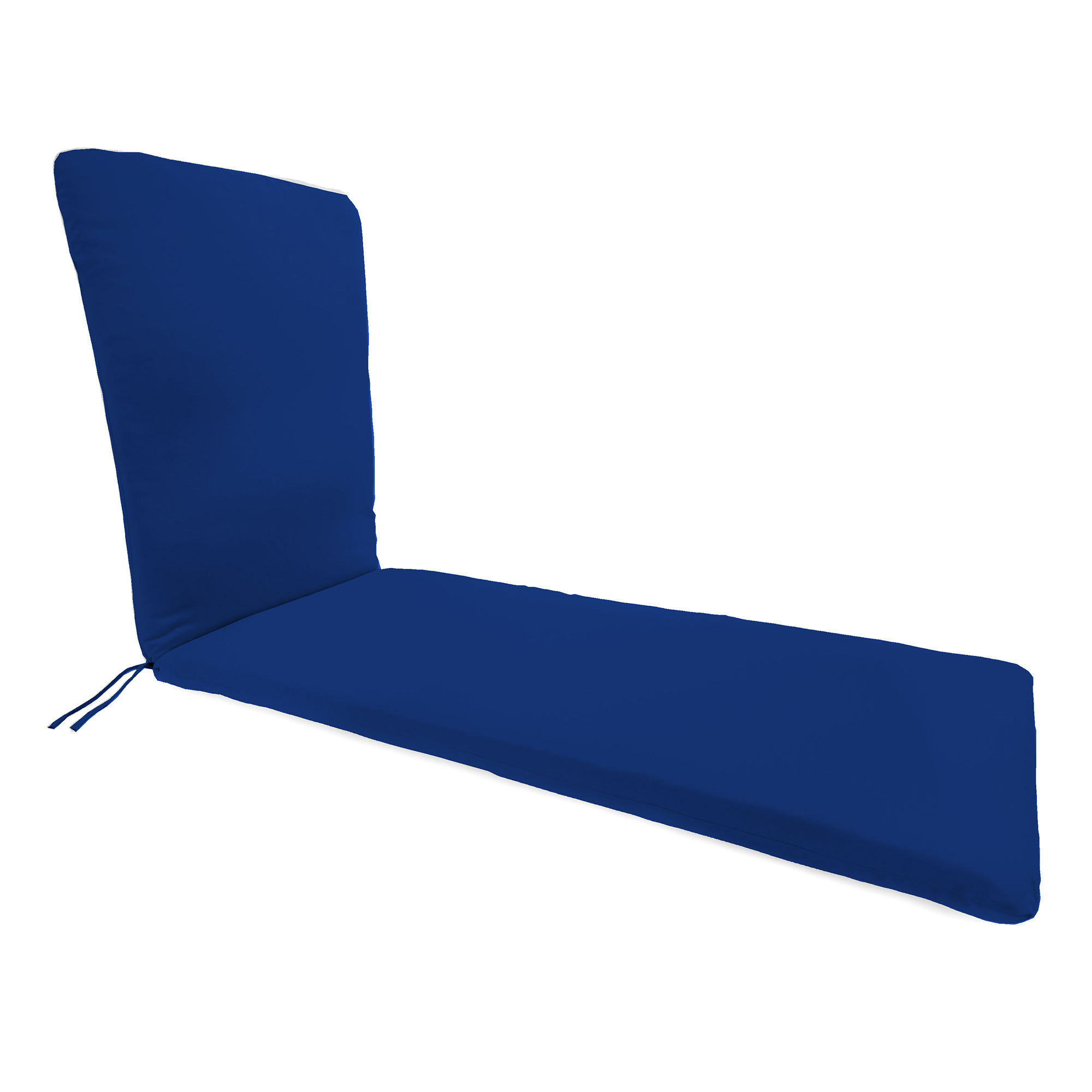 New Outdoor Patio Chaise Lounge Chair Cushion with Ties 74" x 22", UV Treated - Picture 12 of 18