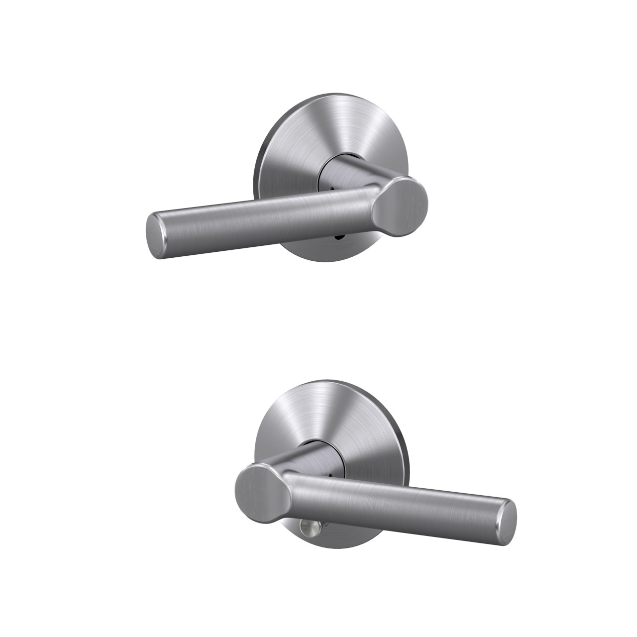 Custom Broadway Lever Combined Interior Hall-Closet and Bed-Bath Lock