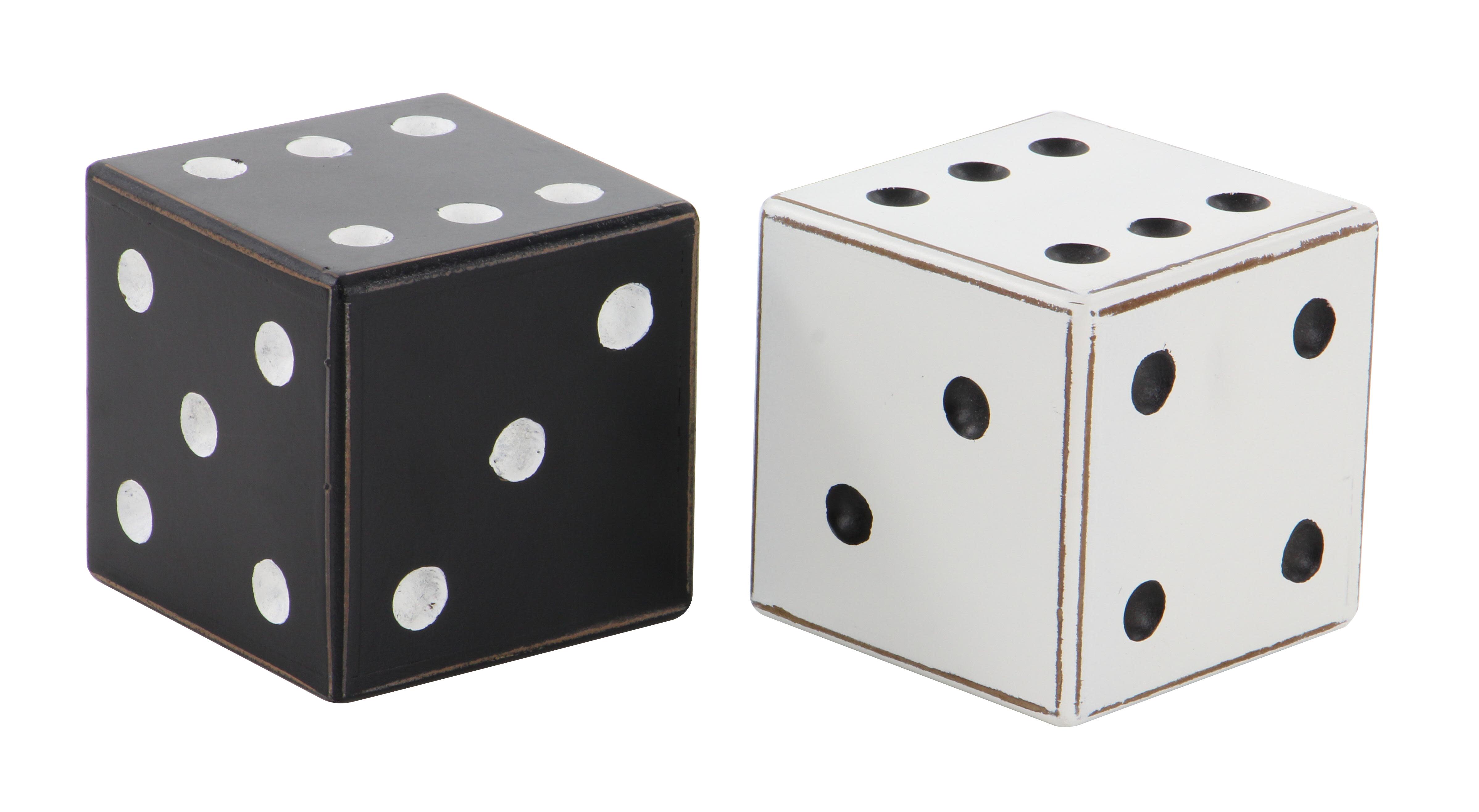 (4 pieces)Black Wooden  Game Set,