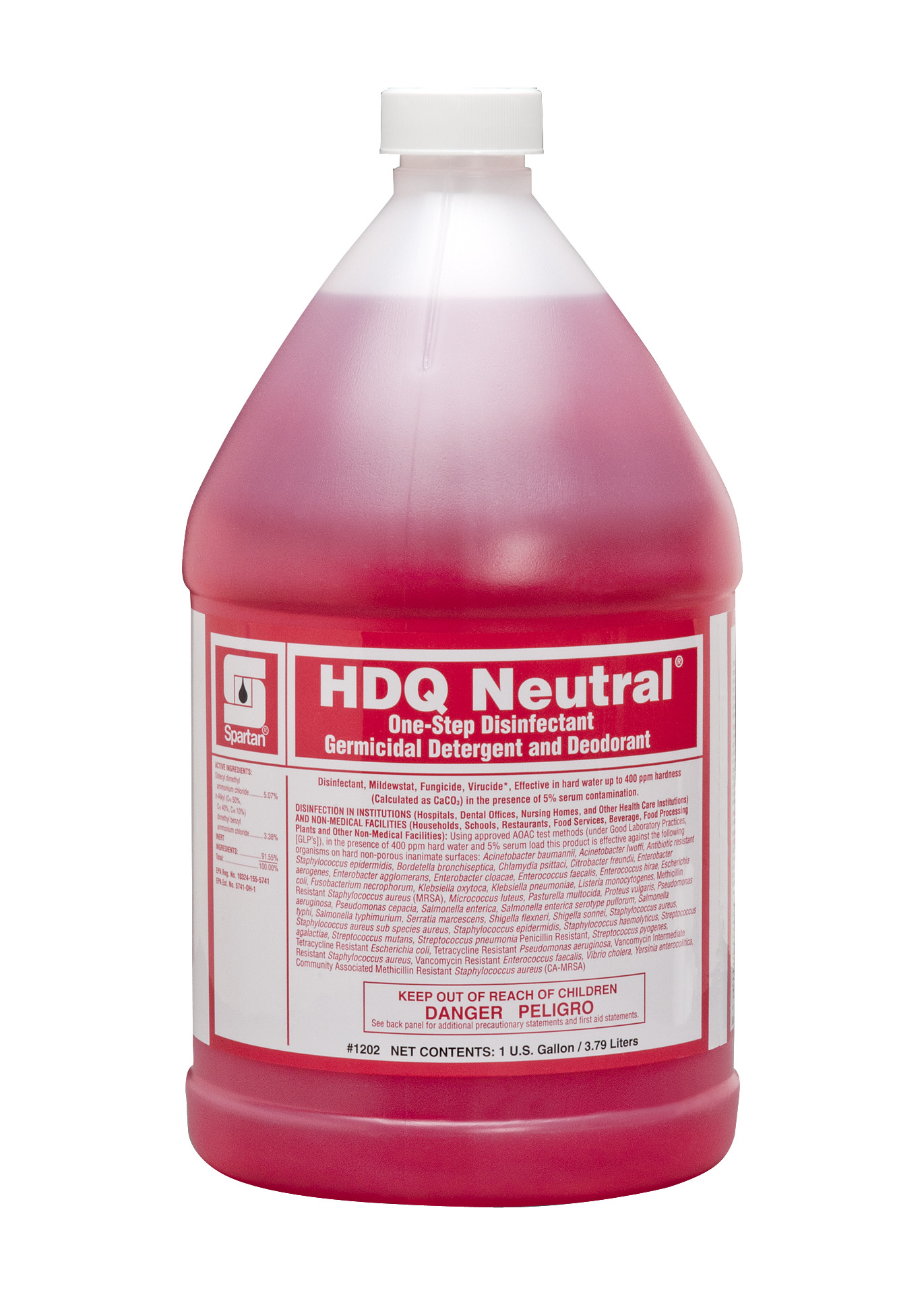 Spartan Chemical Company HDQ Neutral, 1 GAL 4/CSE