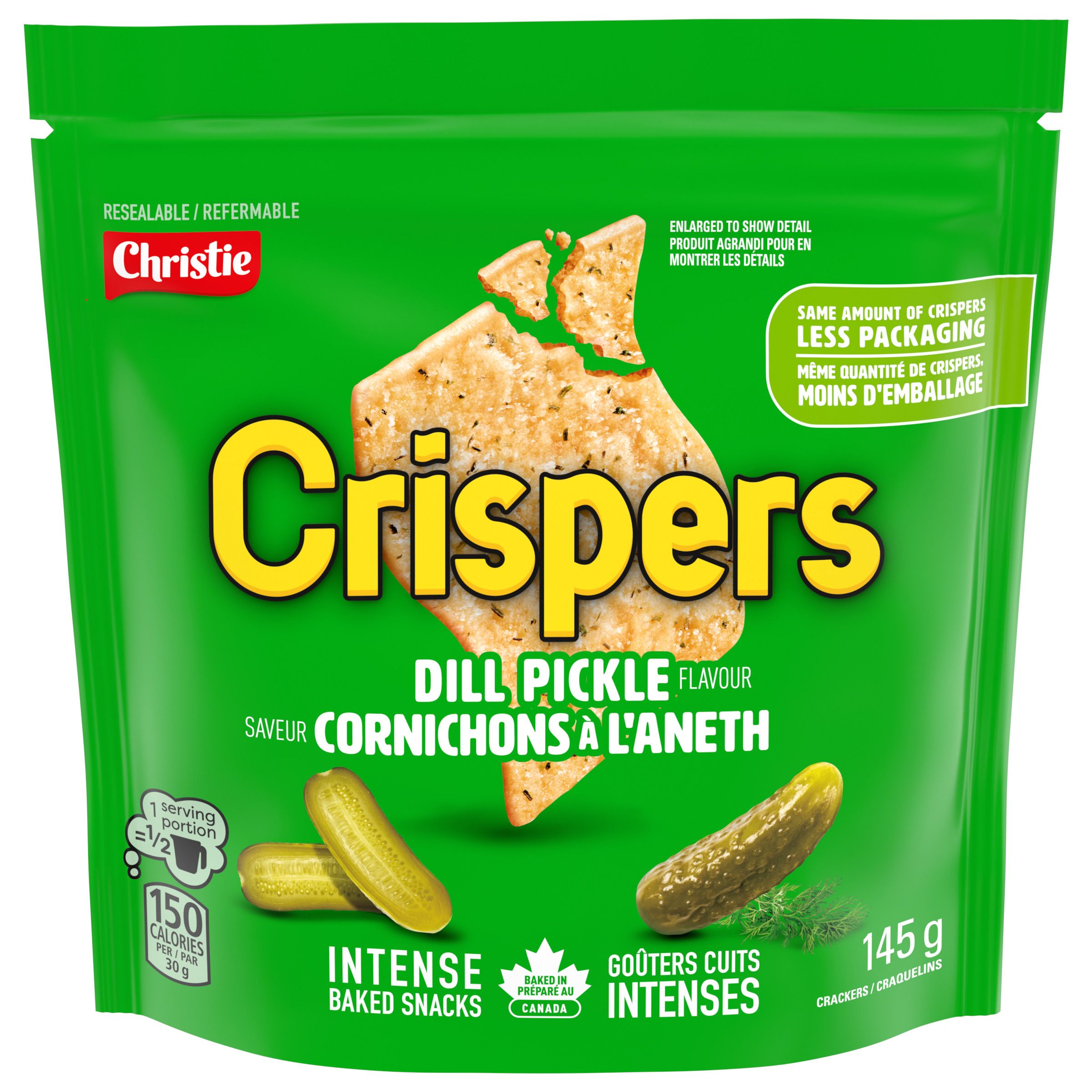 CRISPERS CORNICHONS À L'ANETH 145 g-2