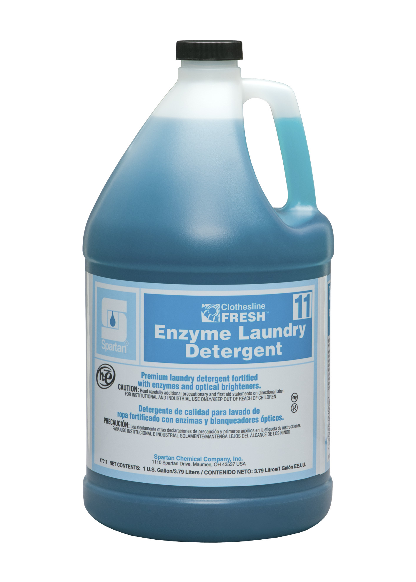 Spartan Chemical Company Clothesline Fresh Enzyme Laundry Detergent 11, 1 GAL 4/CSE