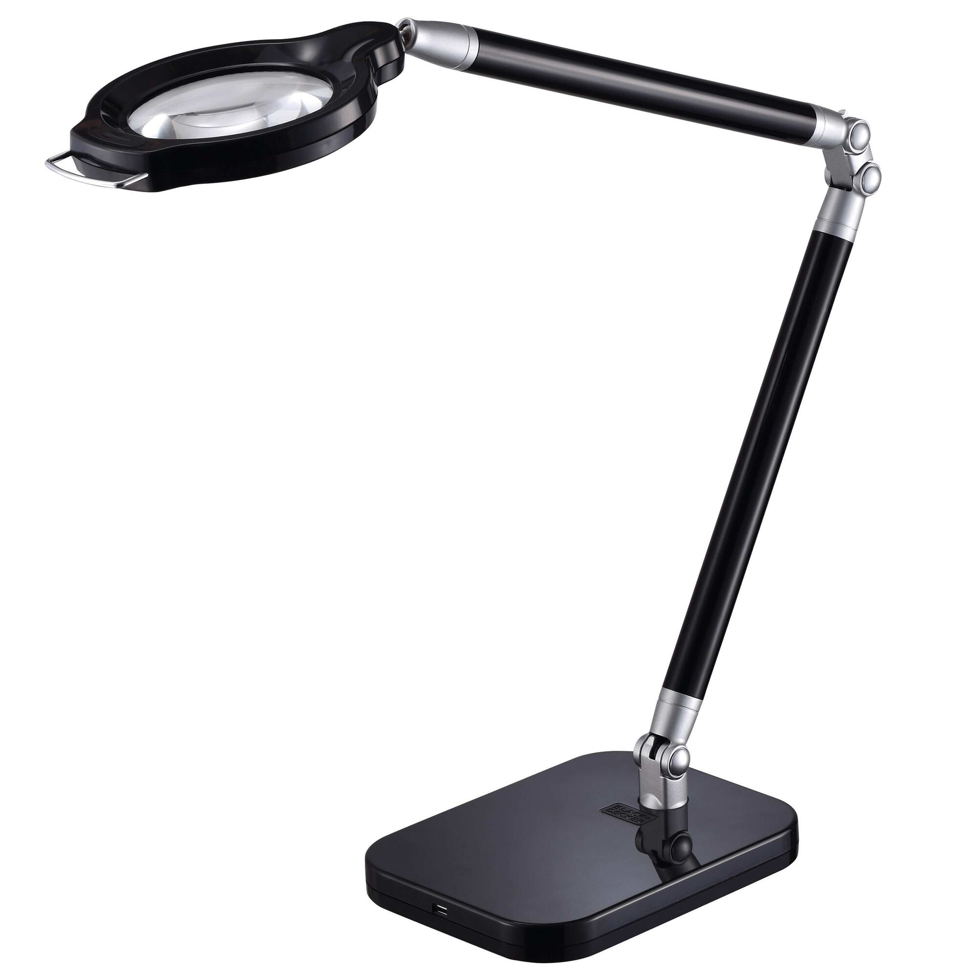 Ultra Reach Magnifier L E D Desk Lamp.