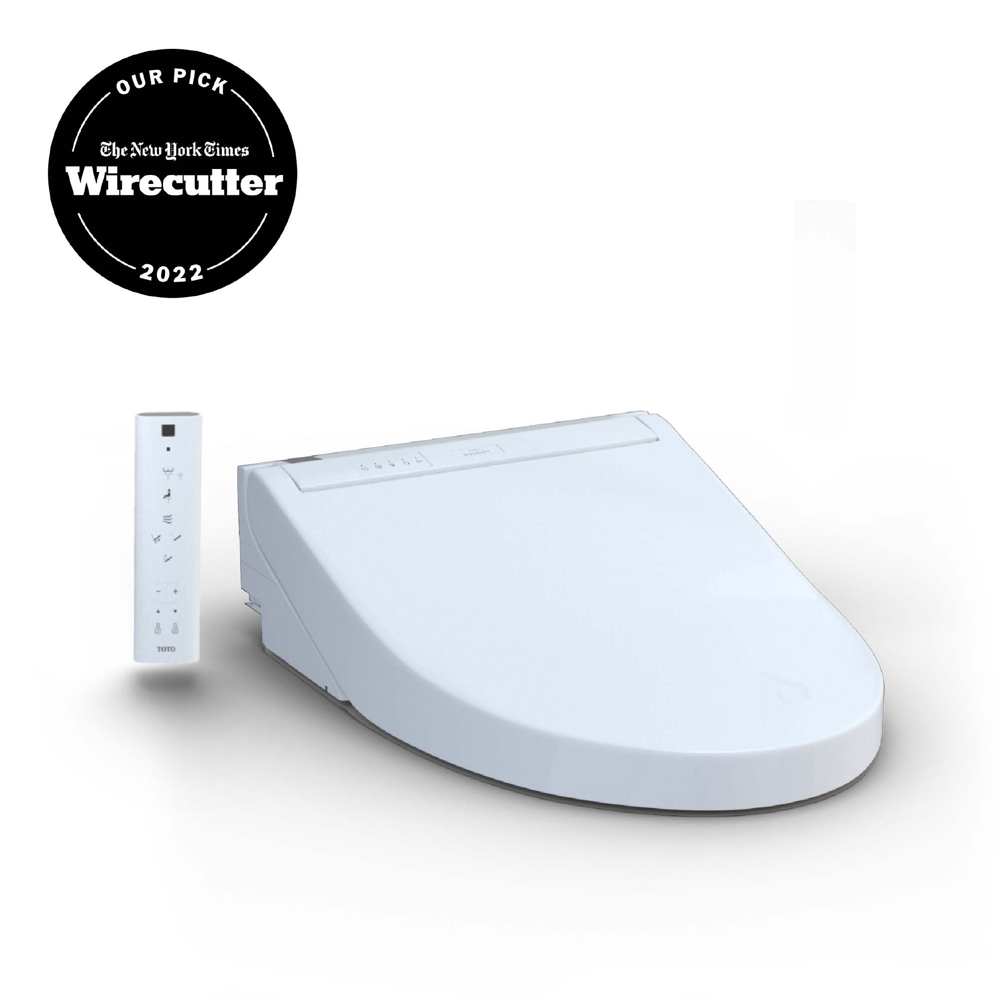 TOTO WASHLET C5 Electronic Bidet Toilet Seat with PREMIST and EWATER+ Wand Cleaning, Elongated, Cotton White, Plastic, SW3084#01