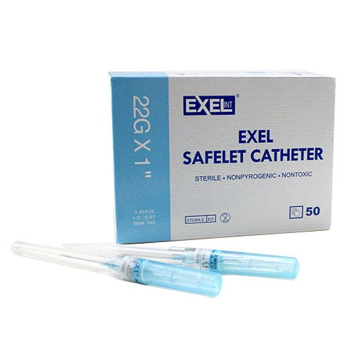 SAFELET IV Catheter 22ga x 1" LF -50/Box