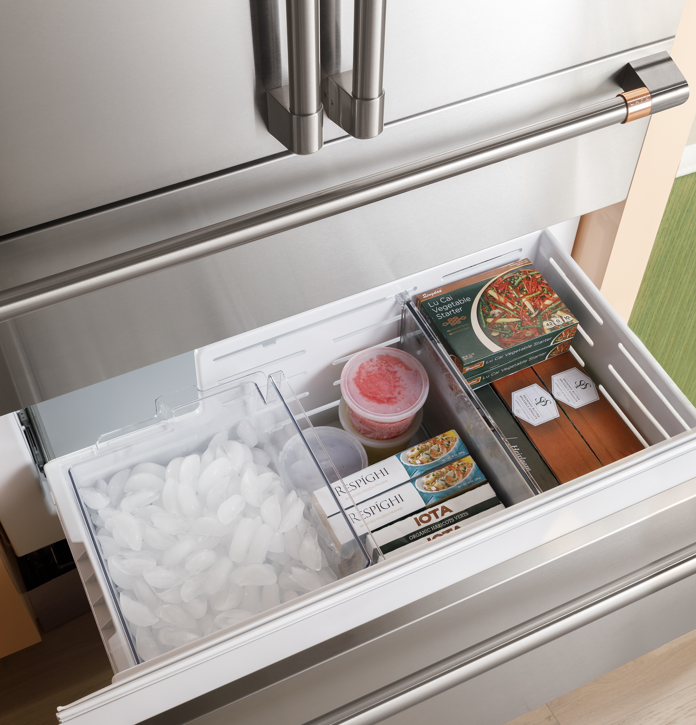 Café™ 36 in.  20.2 Cu. Ft. Stainless Steel Built In Bottom Freezer Refrigerator view 6