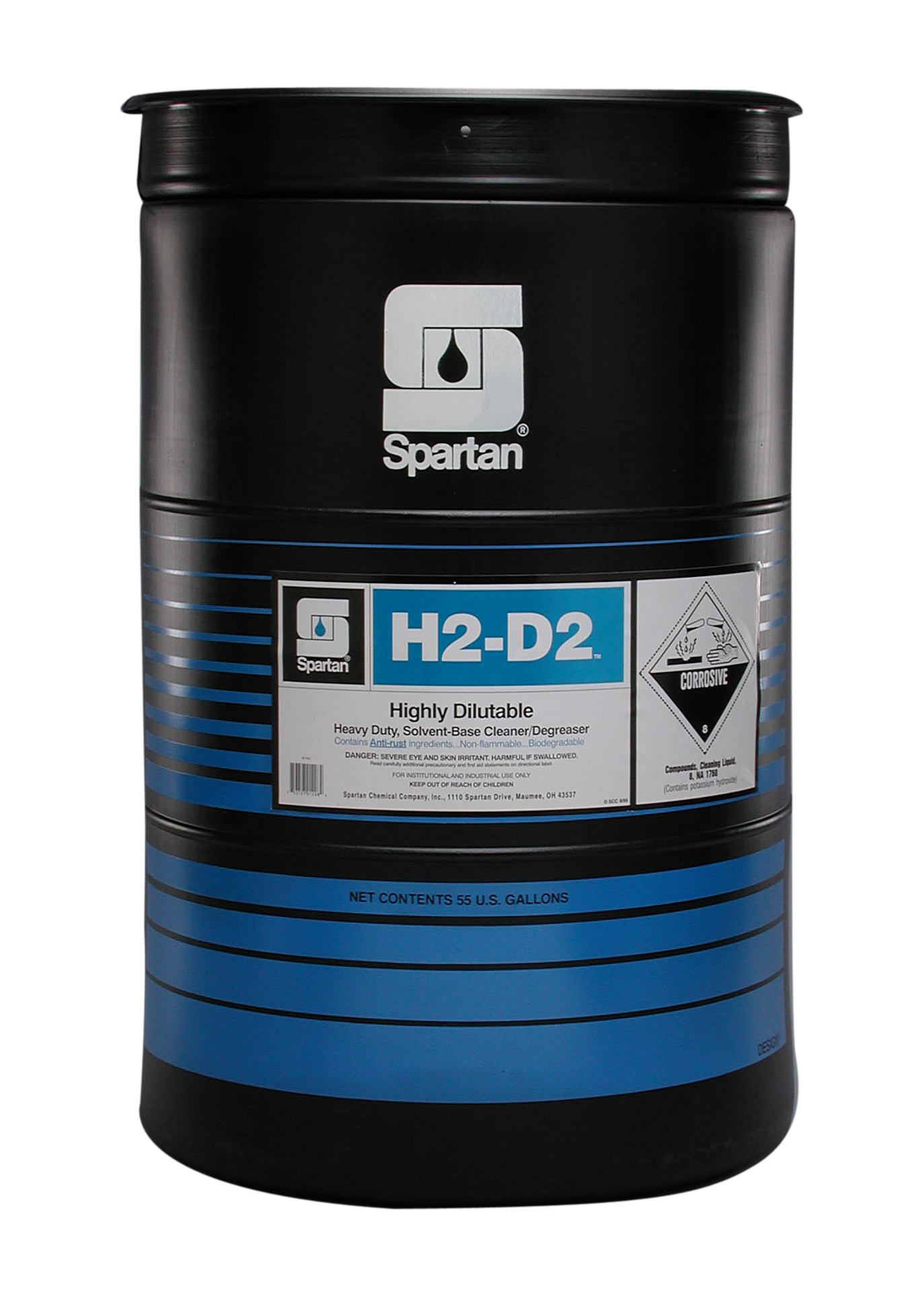 Spartan Chemical Company H2-D2, 55 GAL DRUM