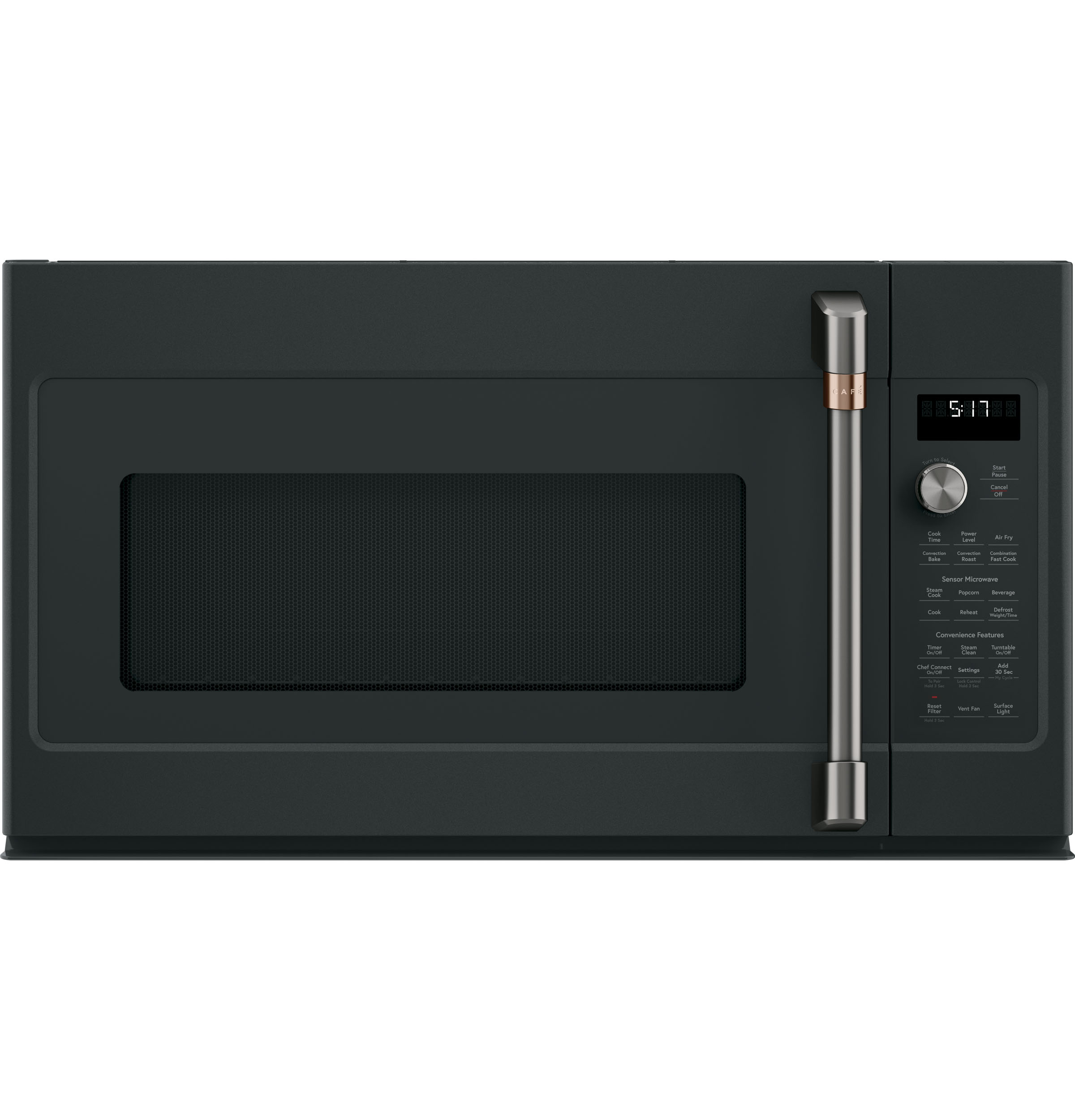 Café™ 1.7 Cu. Ft. Matte Black Over The Range Microwave view 5