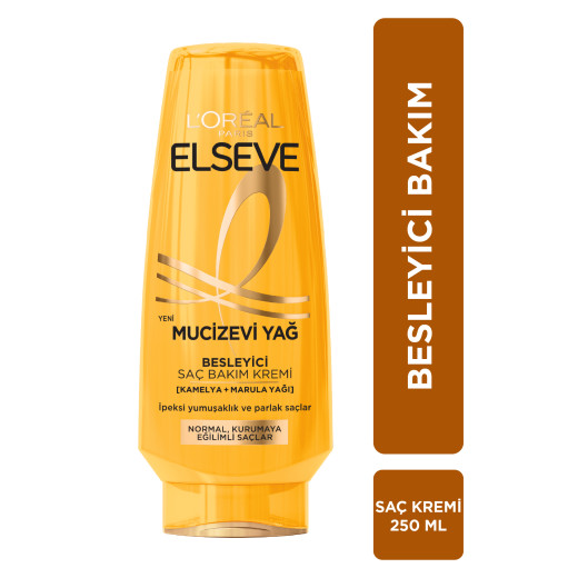 l'oréal paris elseve mucizevi yağ besleyici bakım kremi 250ml