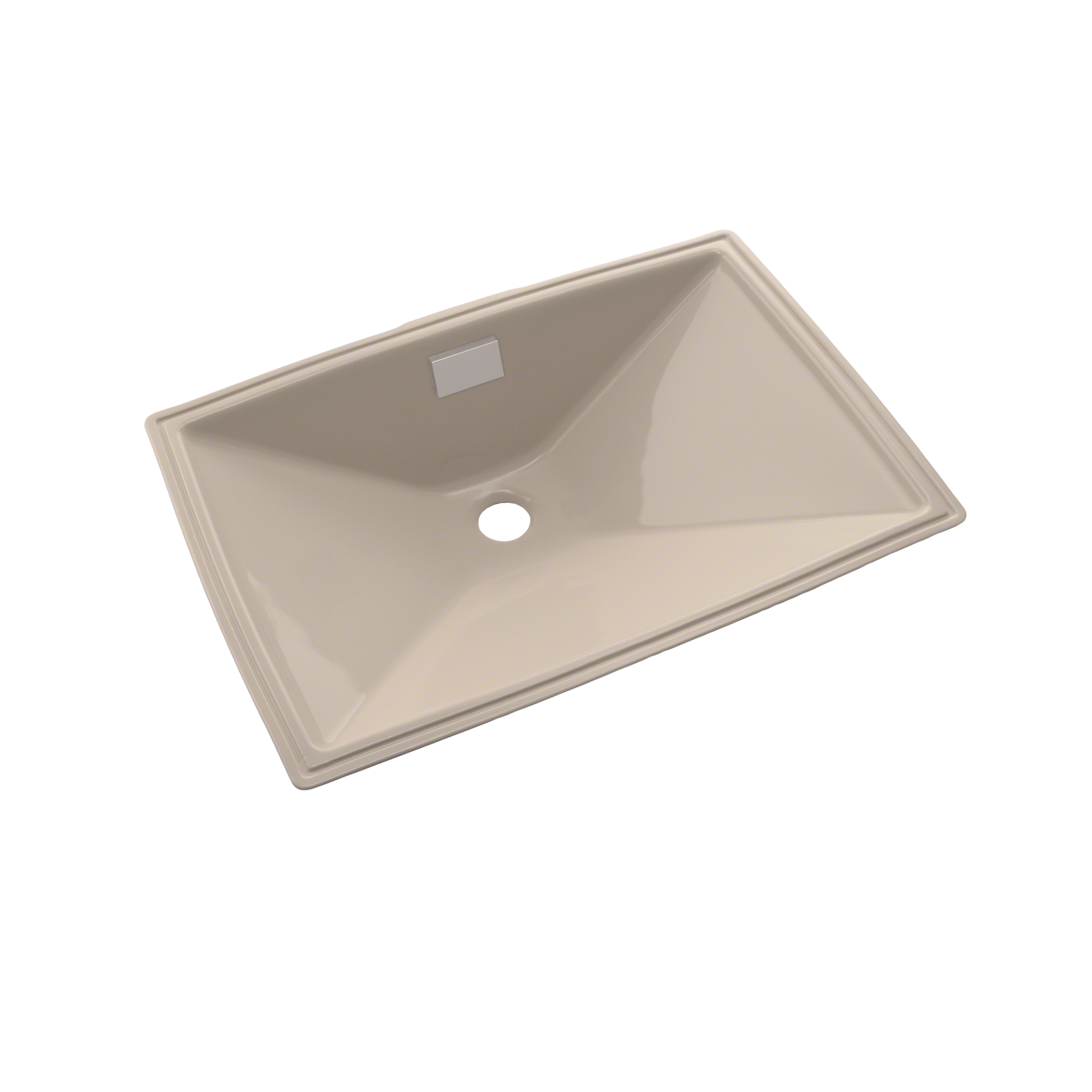 TOTO Lloyd Rectangular Undermount Bathroom Sink, Bone, Vitreous China, LT931#03