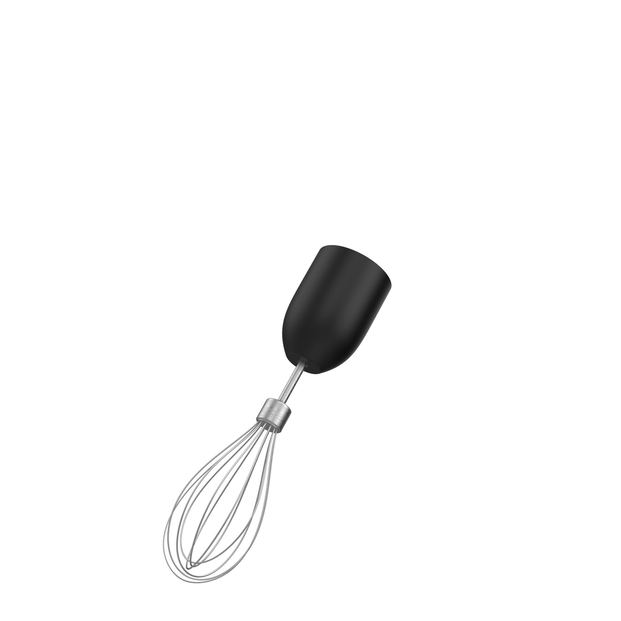Slanted angle of the BLACK+DECKER kitchen wand whisk attachment