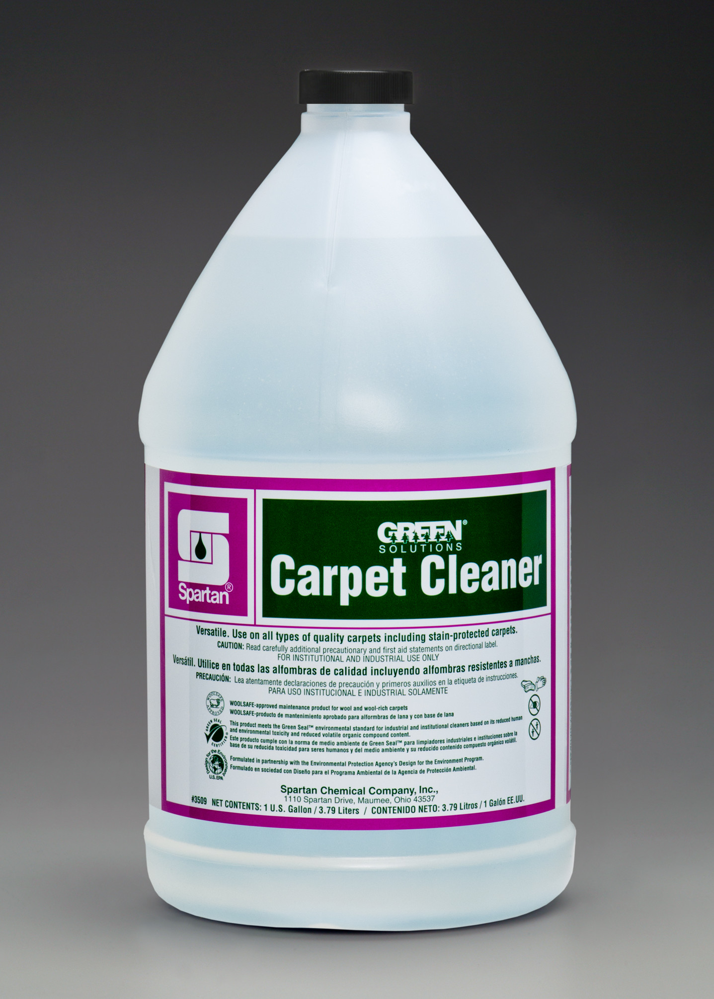 Spartan Chemical Company Green Solutions Carpet Cleaner, 1 GAL 4/CSE