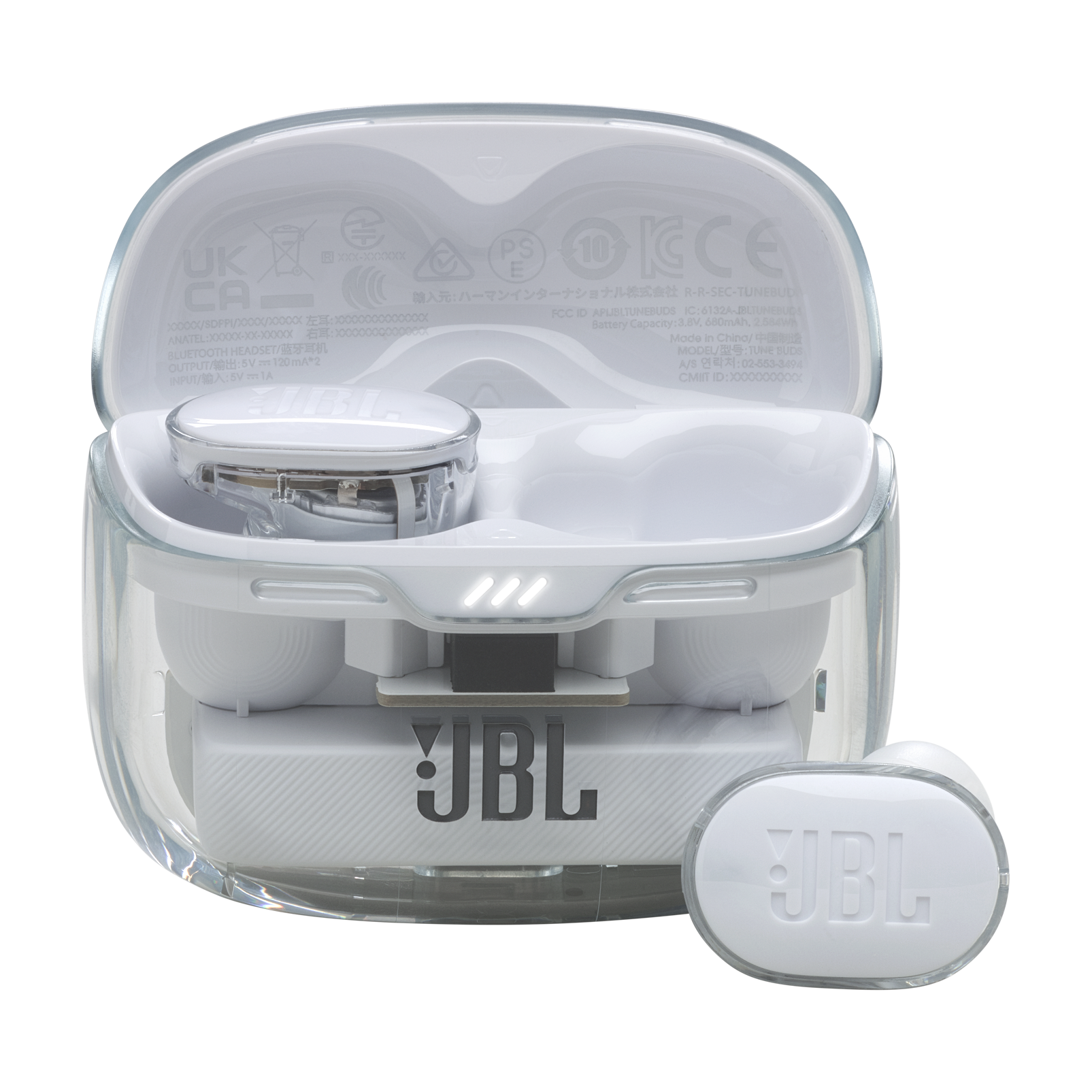 JBL Tune Buds Ghost Edition, Auriculares inalámbricos verdaderos con cancelación de ruido - Imagen 12 de 22
