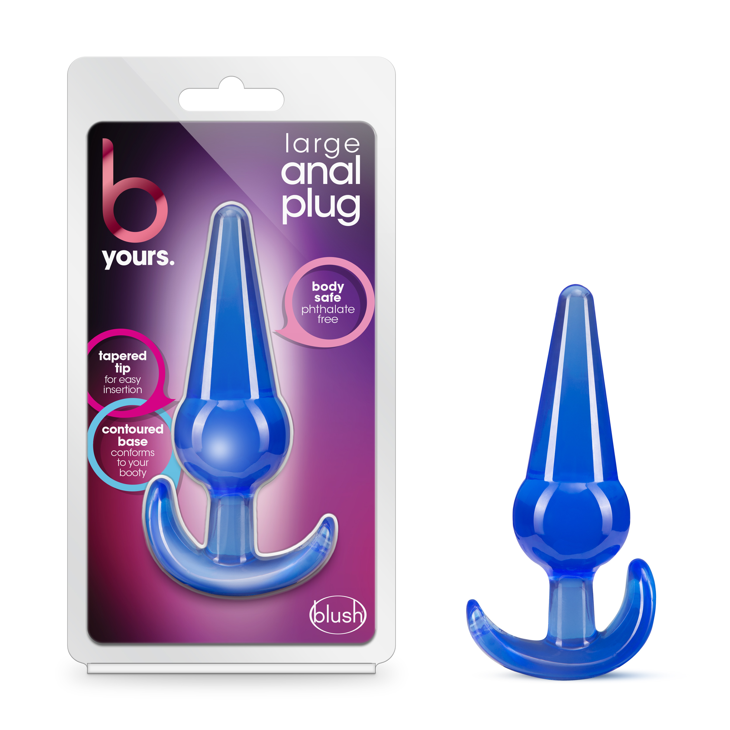 Blush B Yours Blue 4.8-Inch Anal Plug