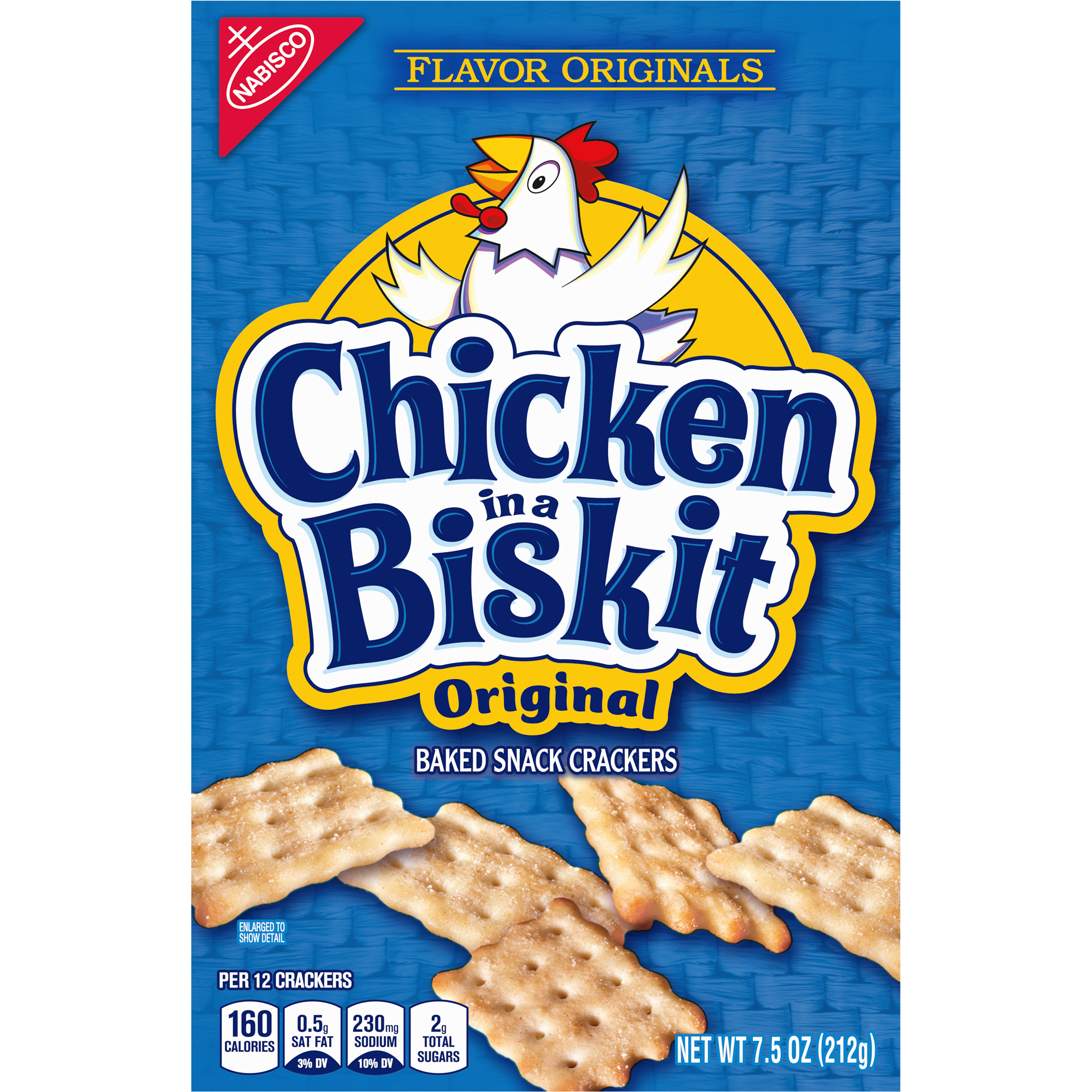 Chicken in a Biskit Original Baked Snack Crackers, 7.5 oz-1