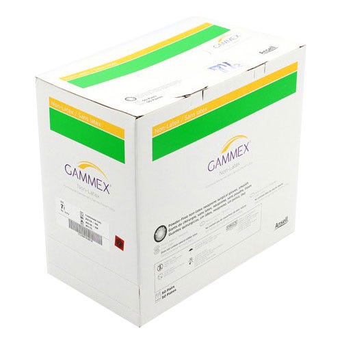 GAMMEX® Non-Latex Surgical Gloves, 7.5, Latex-Free, Powder-Free - 50/Box