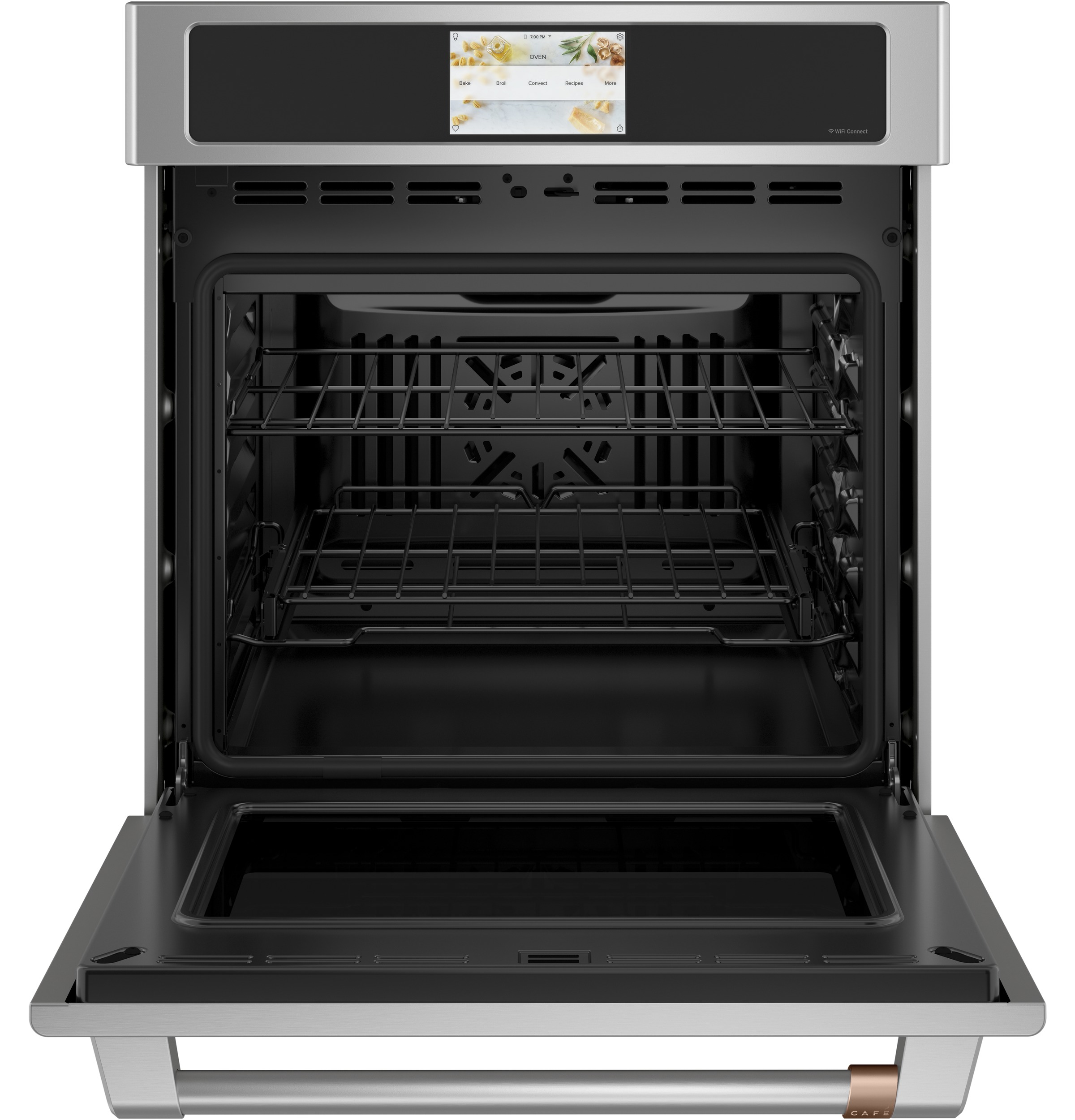 27" Width — Slf & Stm Cln — Conv Oven — 7" Full-Clr Tch LCD Scrn — 1x Roller Rck, Meat Prb — ADA Compliant — Connectable via built-in WiFi — Est Drop Date = JUN-26 view 2