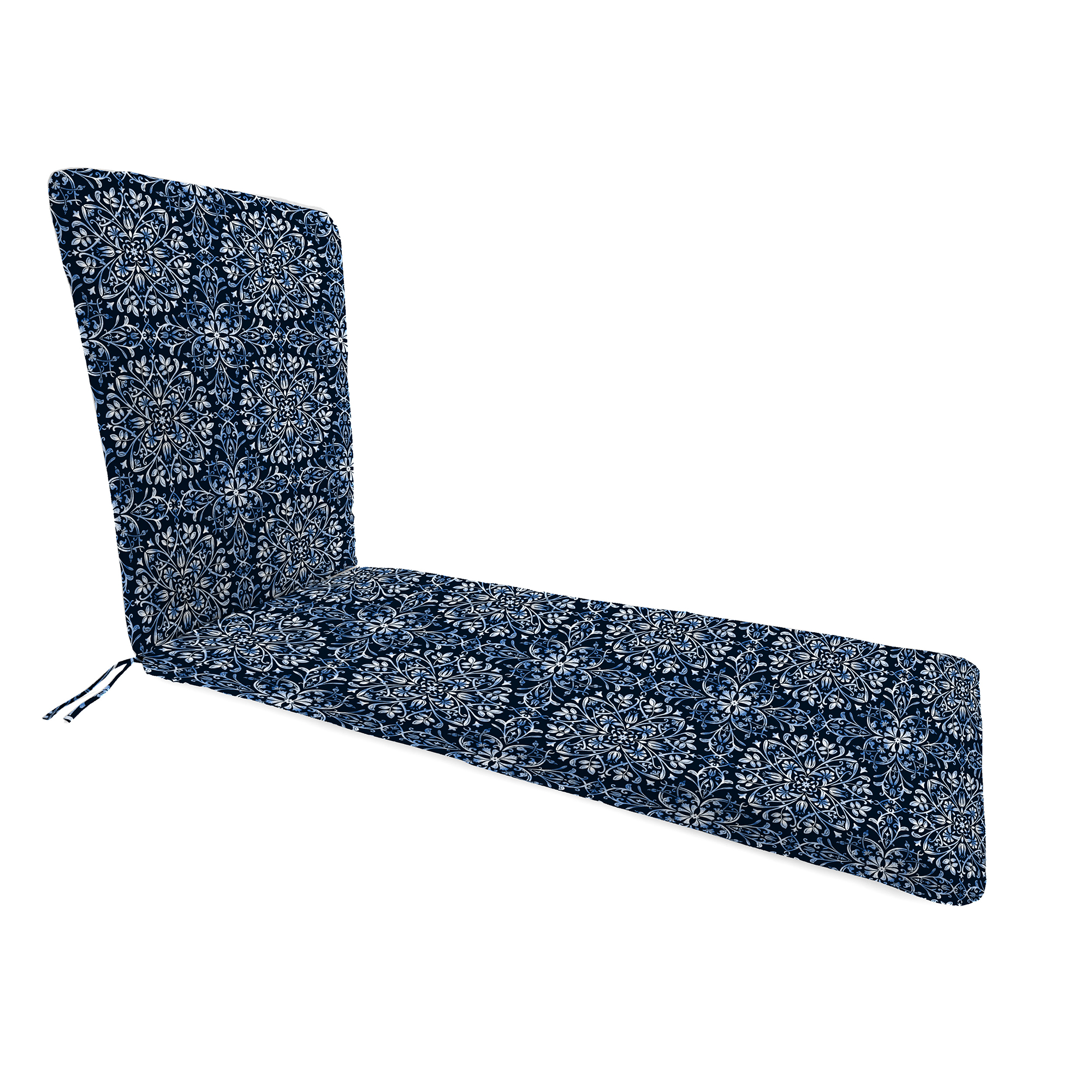New Outdoor Patio Chaise Lounge Chair Cushion with Ties 74" x 22", UV Treated - Picture 18 of 18