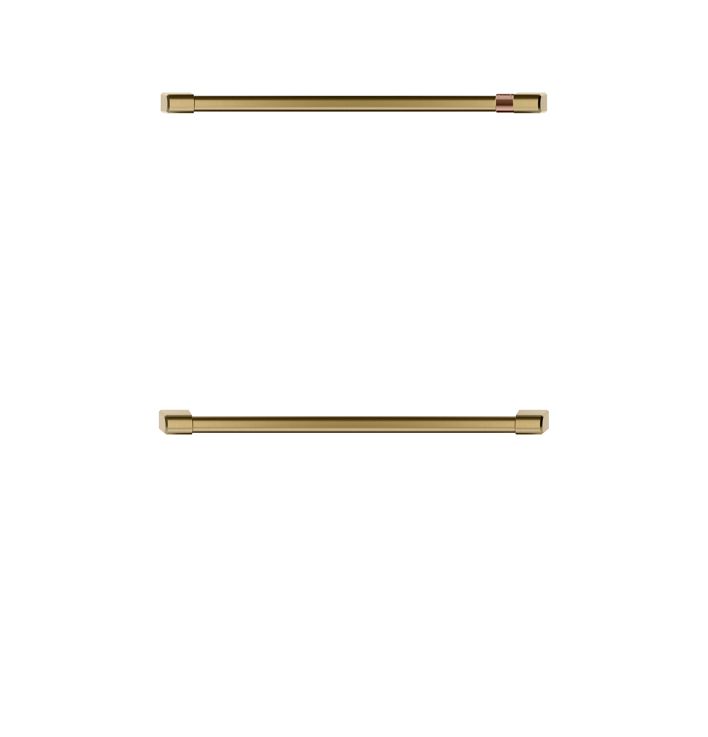 30" Width Hndl Kit for Dbl Wall Ovens Brushed Brass For use w/ Wall Ovens — Not Connectable