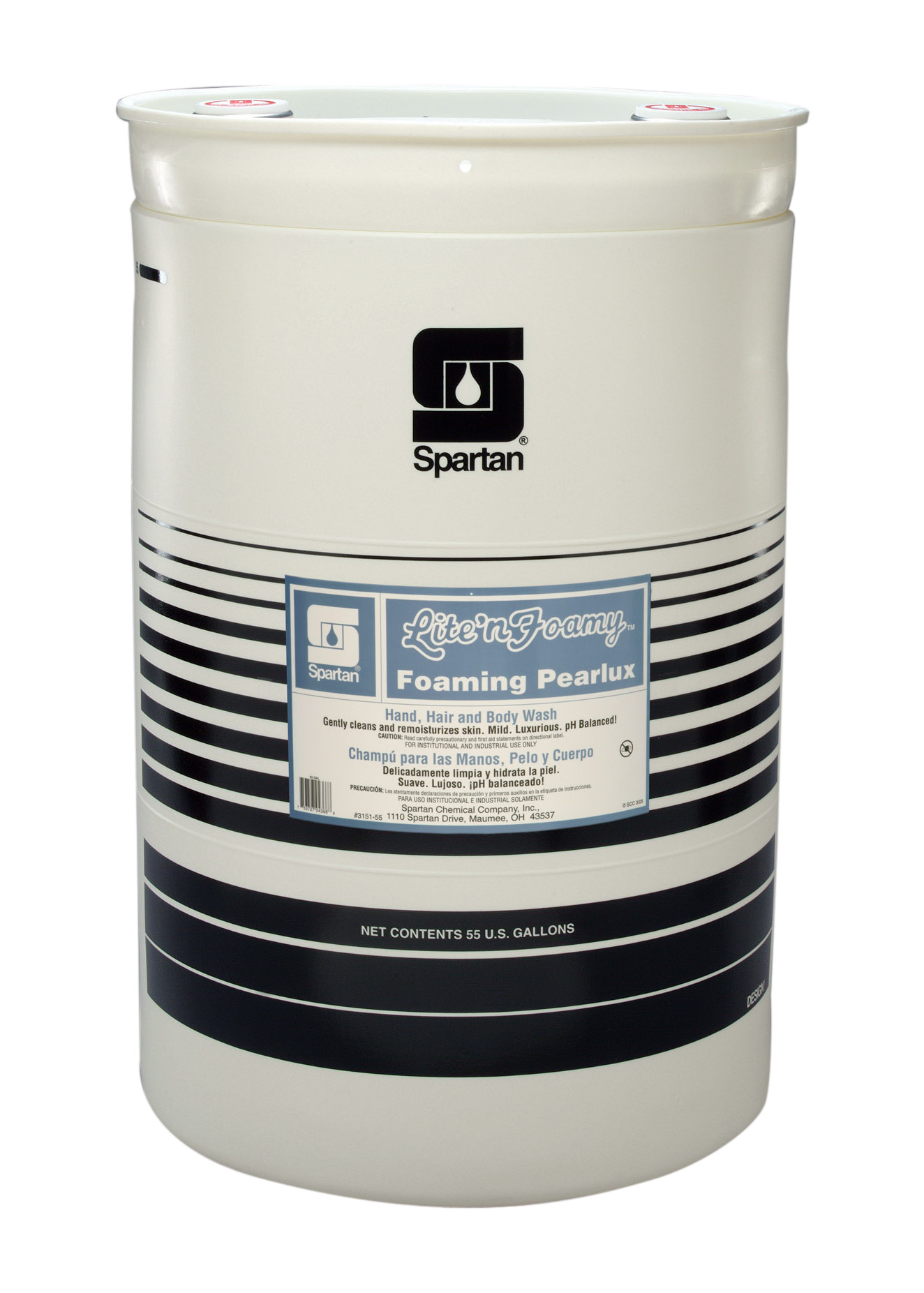 Spartan Chemical Company Lite'n Foamy Foaming PearLux, 55 GAL DRUM