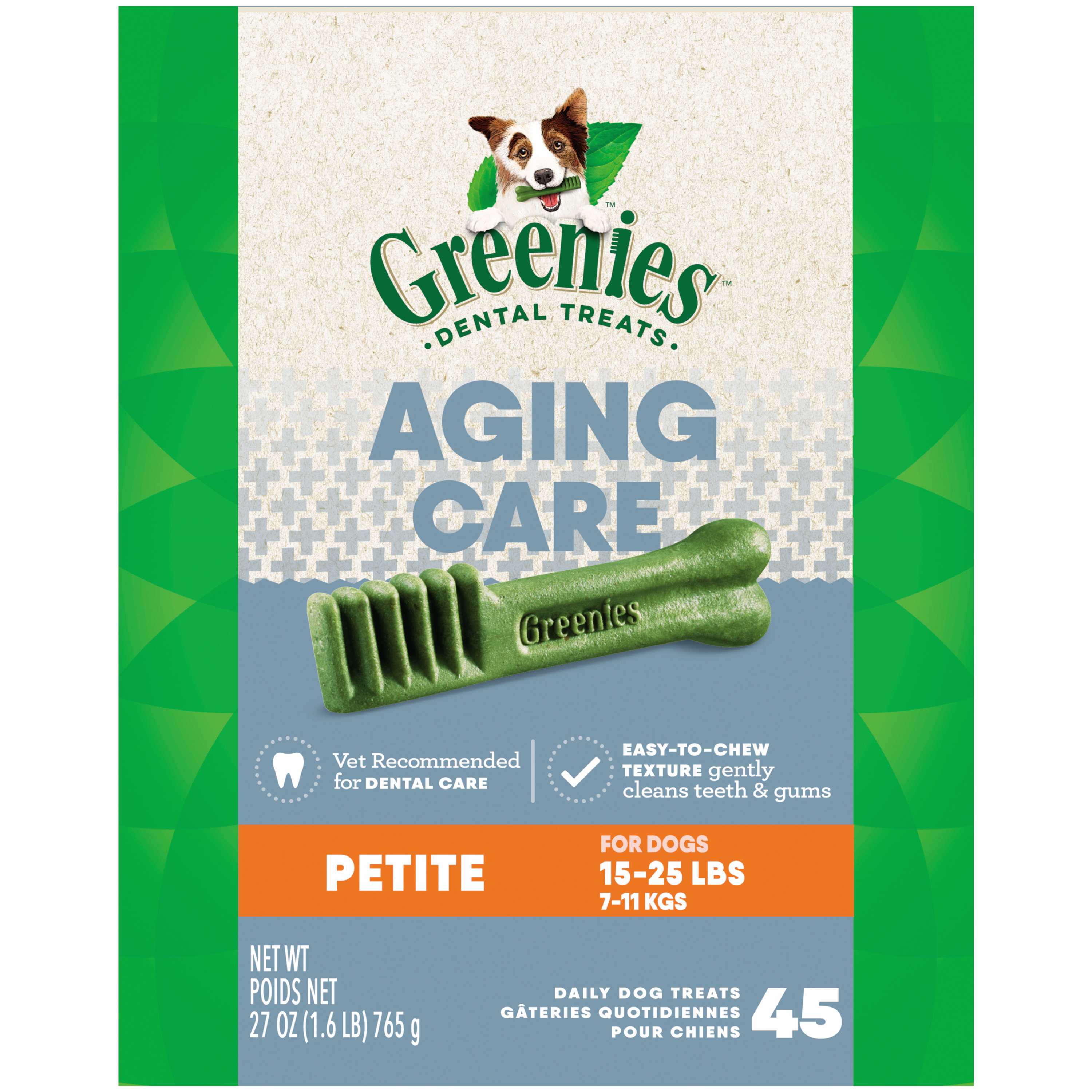 27 oz. Greenies Aging Care Petite Tub Treat Pack - Treats