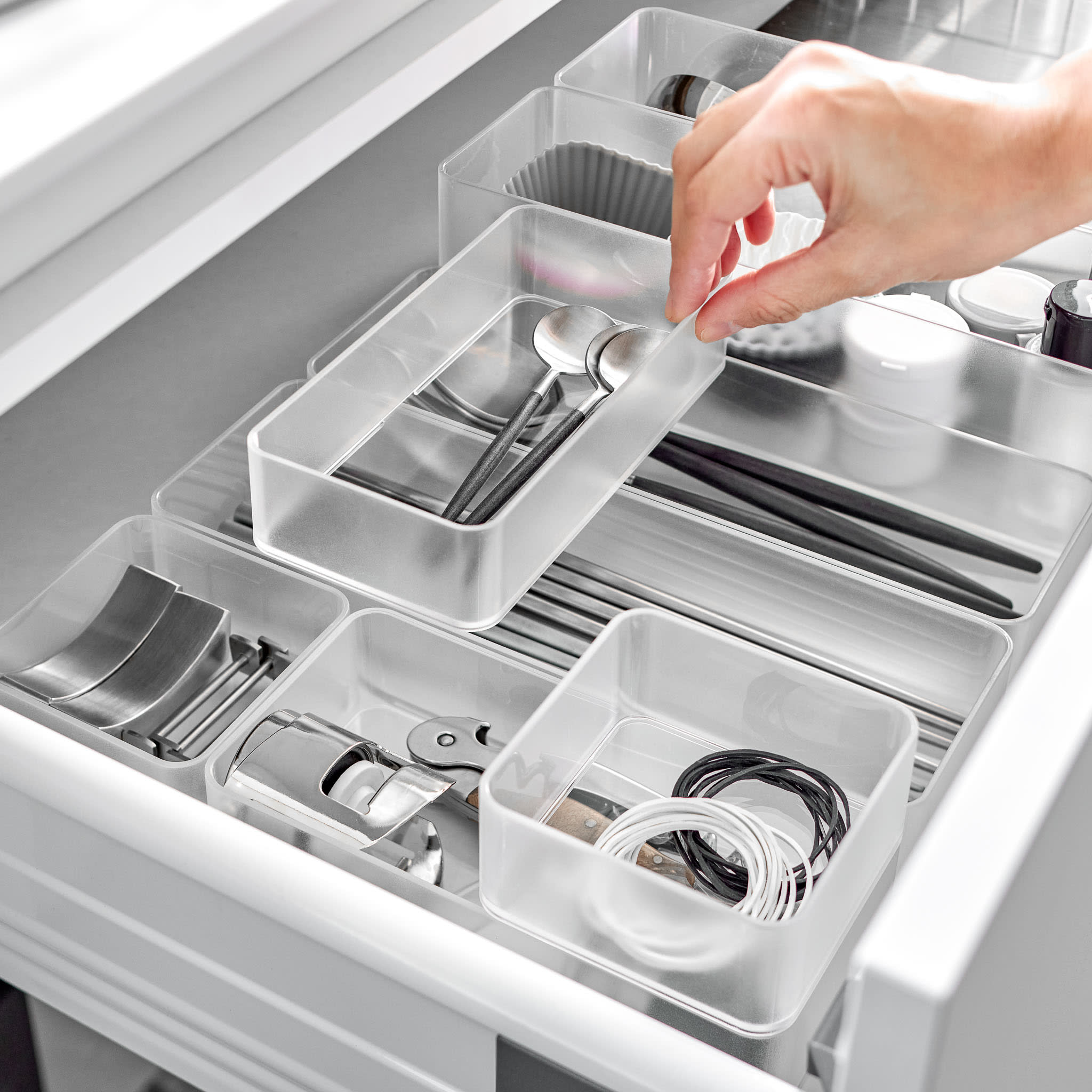 Stackable Organizer M (Set of 2) : Practical Stackability