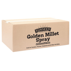 Image of Sunseed Golden Spray Millet Treat for Birds, 25lb