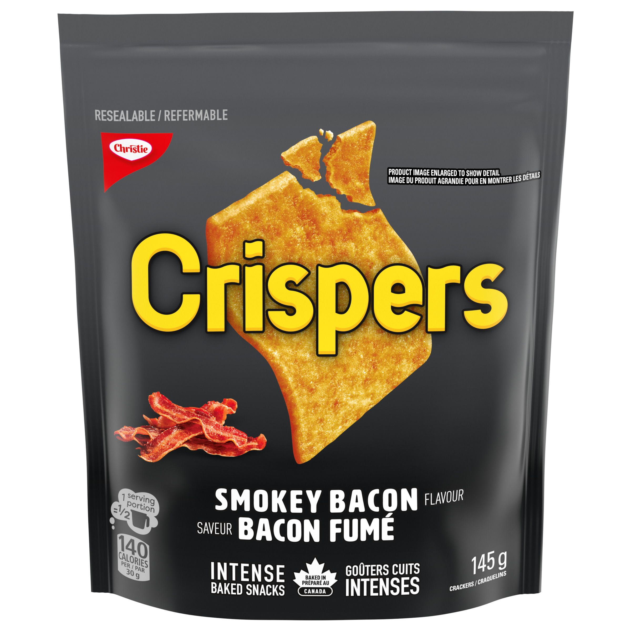 Crispers bacon fumé, 145 g-thumbnail-0