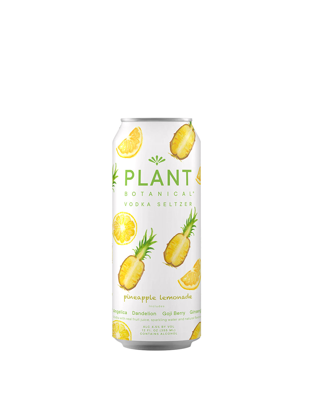 PLANT BOTANICAL PINEAPPLE LEMONADE BOTANICAL VODKA SELTZER