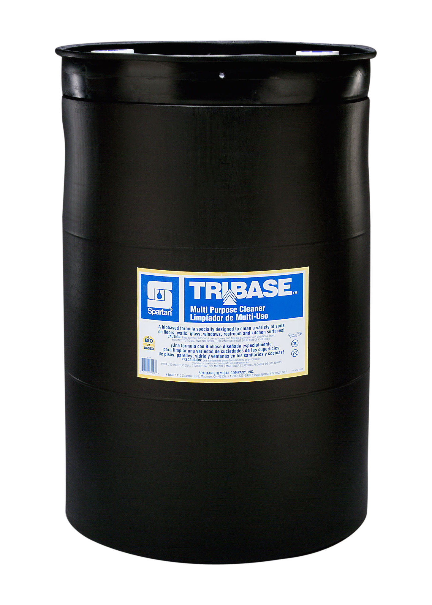 Spartan Chemical Company TriBase Multi Purpose Cleaner, 55 GAL DRUM