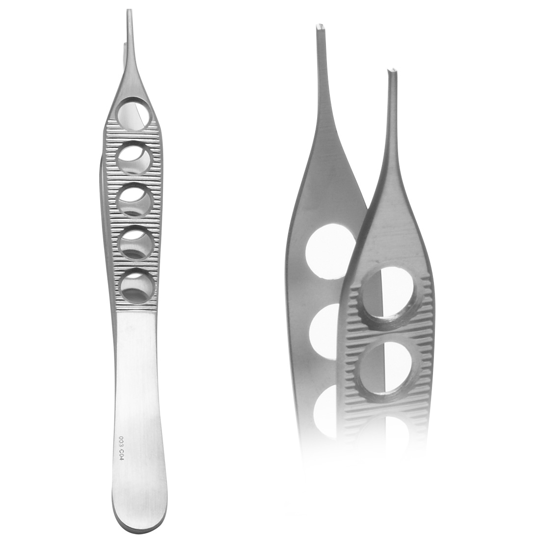 ACE Adson Thumb Grip Forceps, delicate, serrated