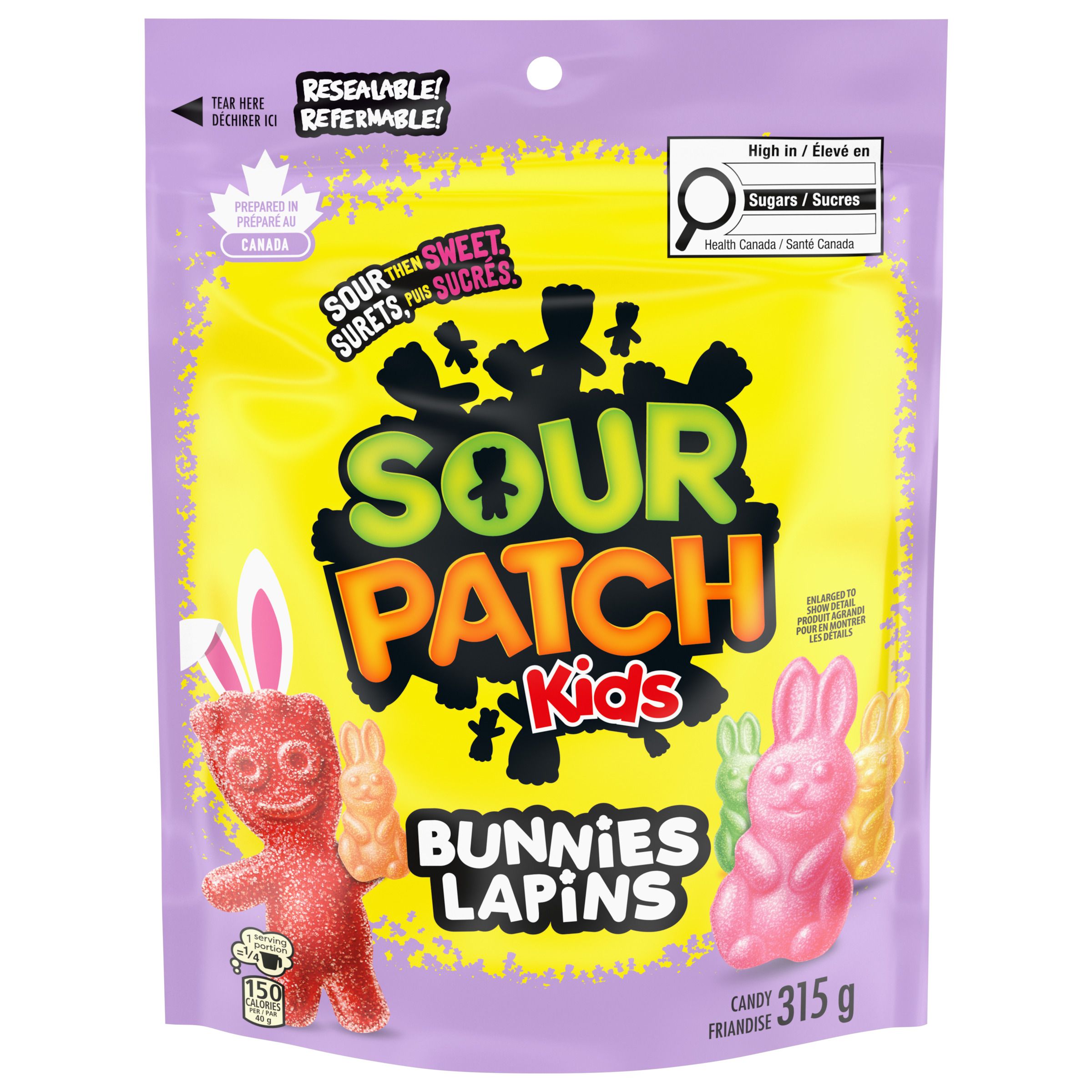 Sour Patch Kids, Bunnies Candy, Easter Candy, Sour Candy, Gummy Candy, Maynards, 315 g-0