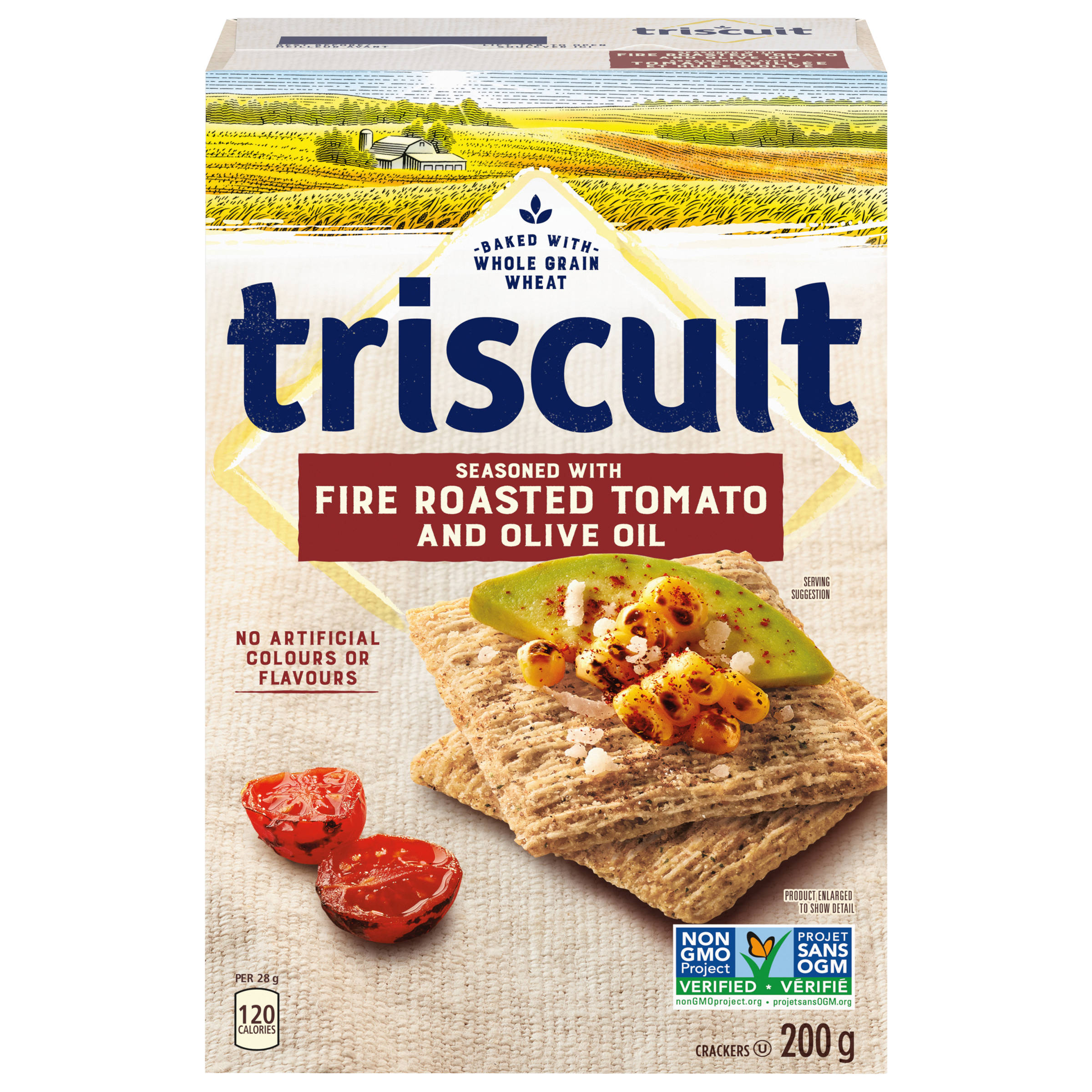 Triscuit Roasted Tomato & Olive Oil Crackers 200 G-1