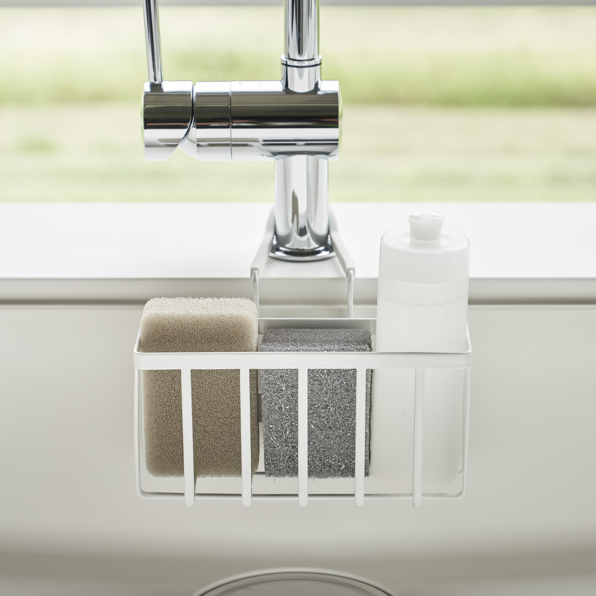 Hängender Waschbecken-Organisator : Schnelle Installation