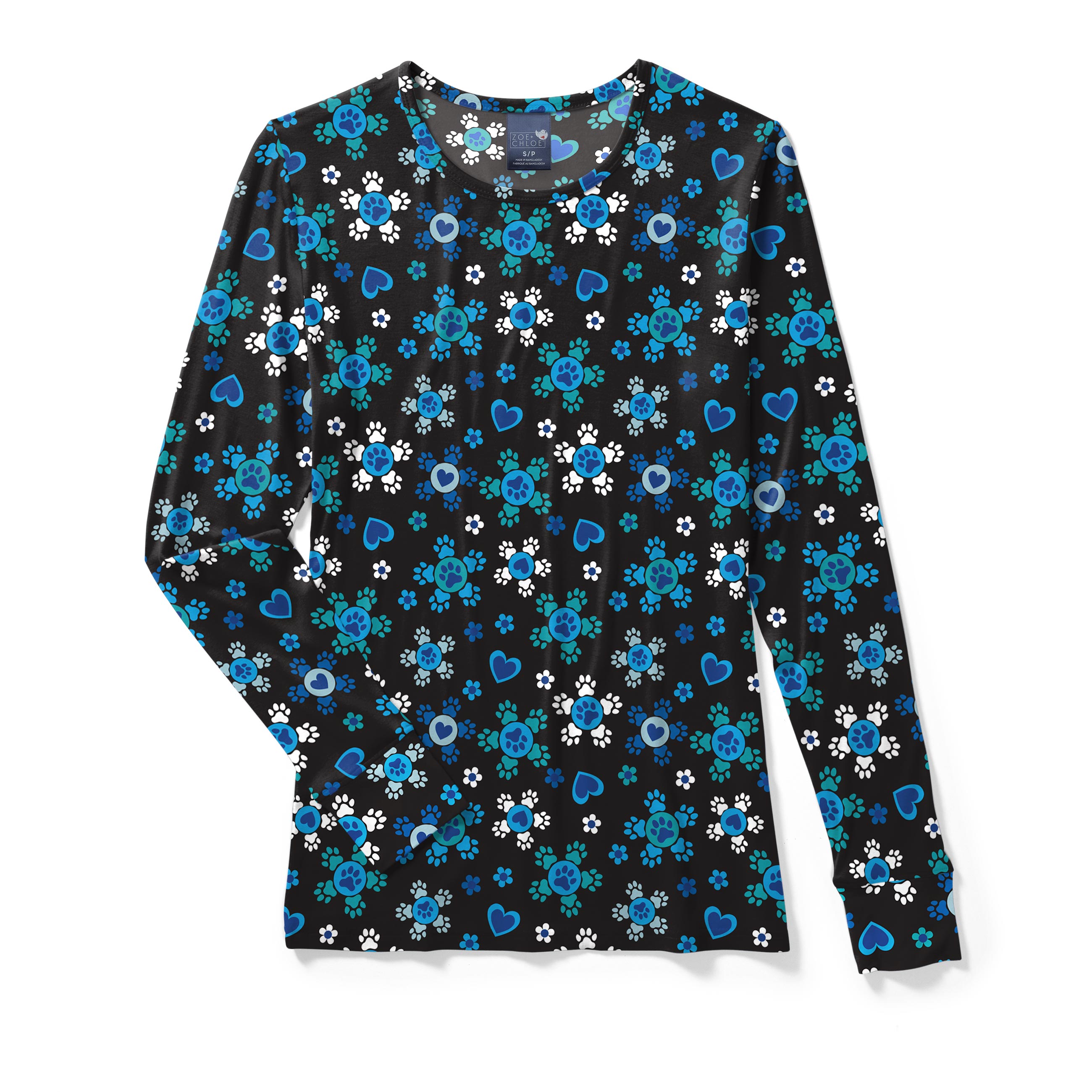 ‘Zoe+Chloe Silky Print Tee WSL-Zoe+Chloe