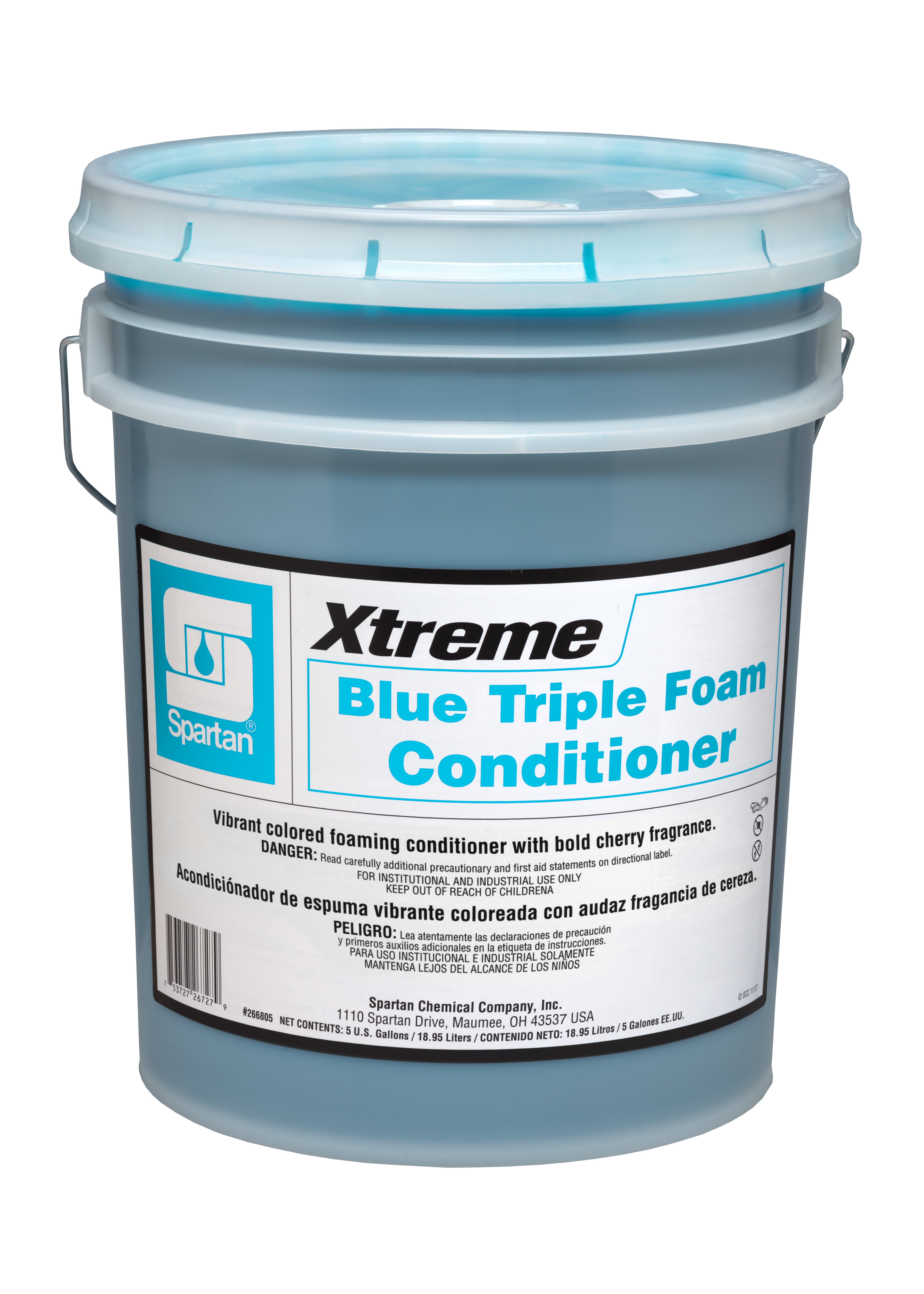 Spartan Chemical Company Xtreme Blue Triple Foam Conditioner, 5 GAL PAIL
