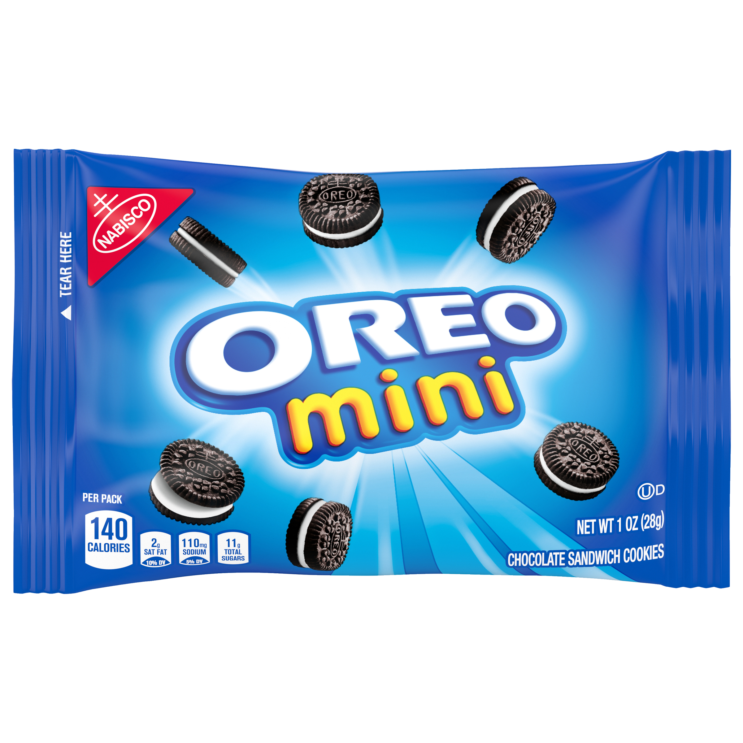 OREO Mini Mix Sandwich Cookies Variety Pack, 20 Snack Packs-thumbnail-2
