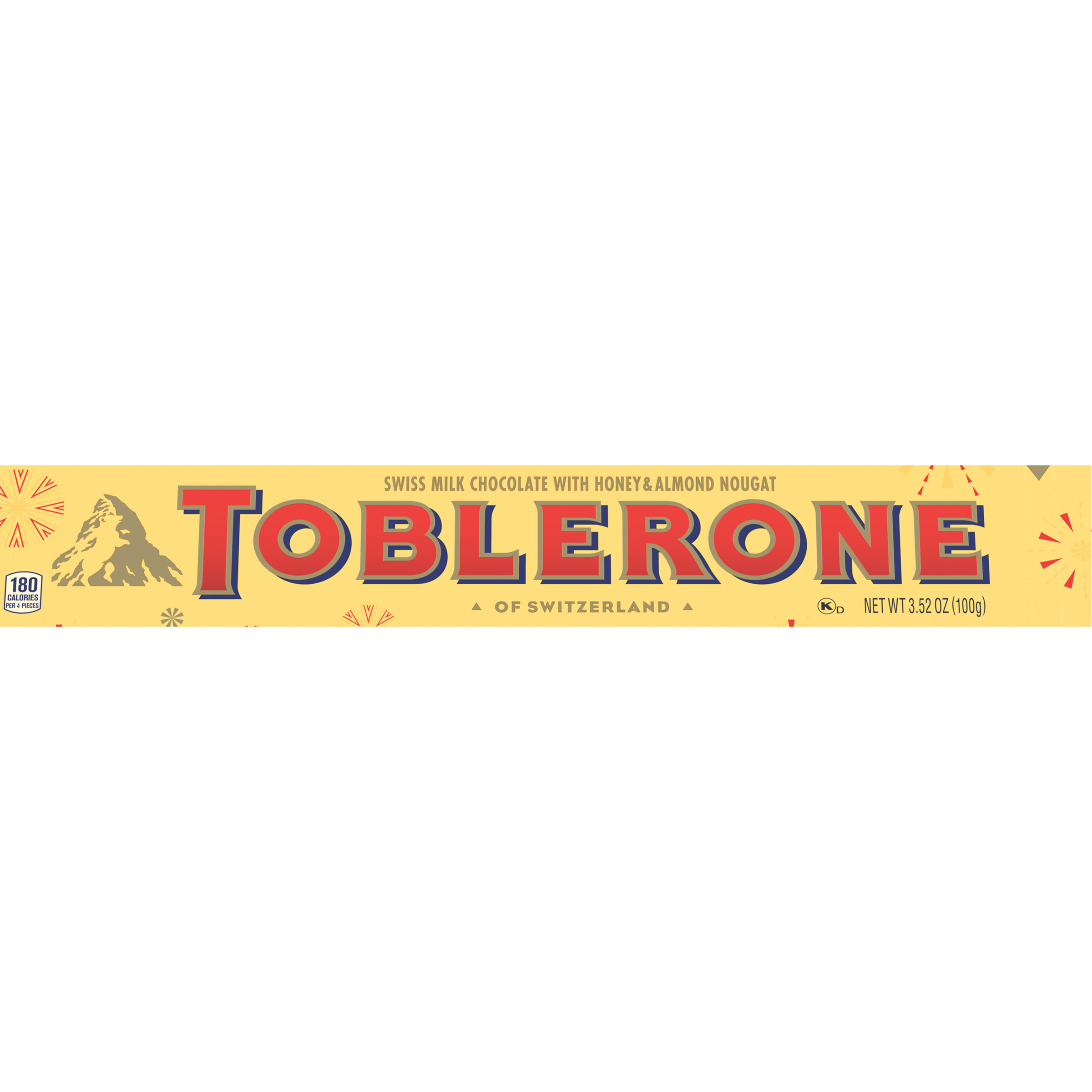 Toblerone Swiss Milk Chocolate Candy Bars with Honey and Almond Nougat, 6 - 3.52 oz Bars-thumbnail-2