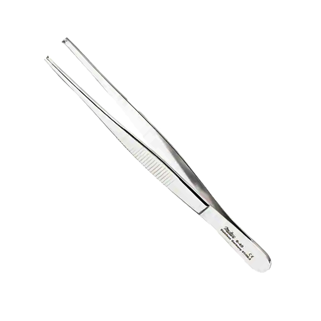 Tissue Forceps, 1 x 2 Teeth, 4-1/2" with Serrated Handles