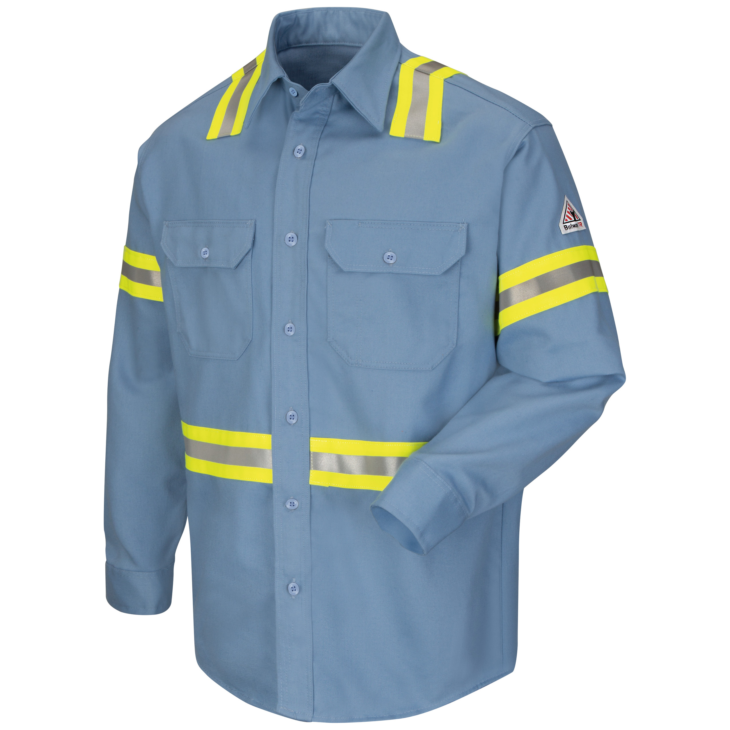 Picture of Bulwark® SLDT Men's Midweight FR Enhanced Visibility Uniform Shirt