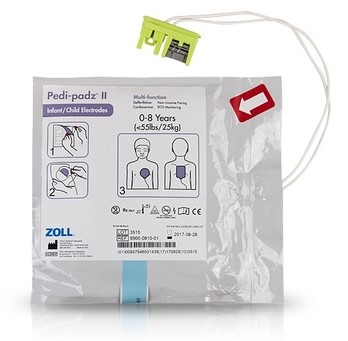 Zoll Pedi-Padz II Pediatric for AED Plus Defibrillator