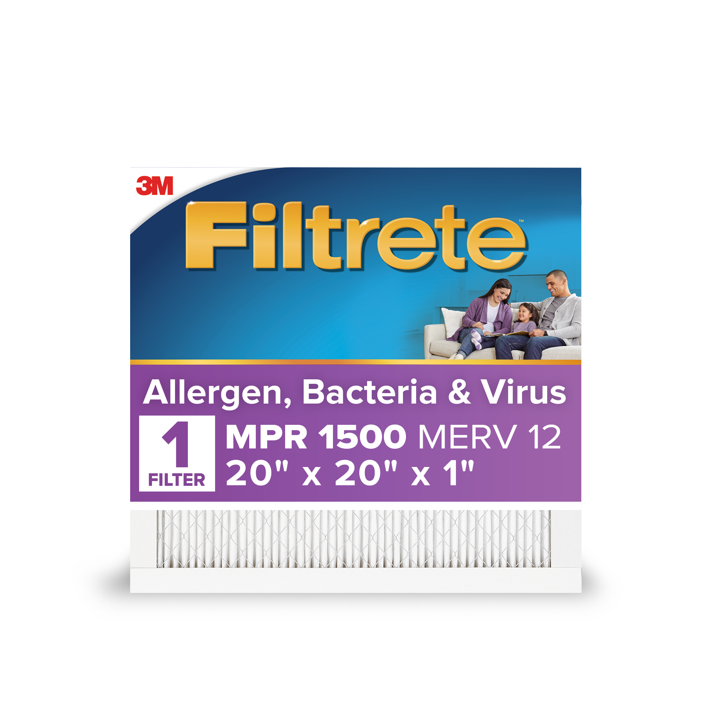 20"X20"X1" ULTRA ALLERGEN FILTER 3M FILTRETE
