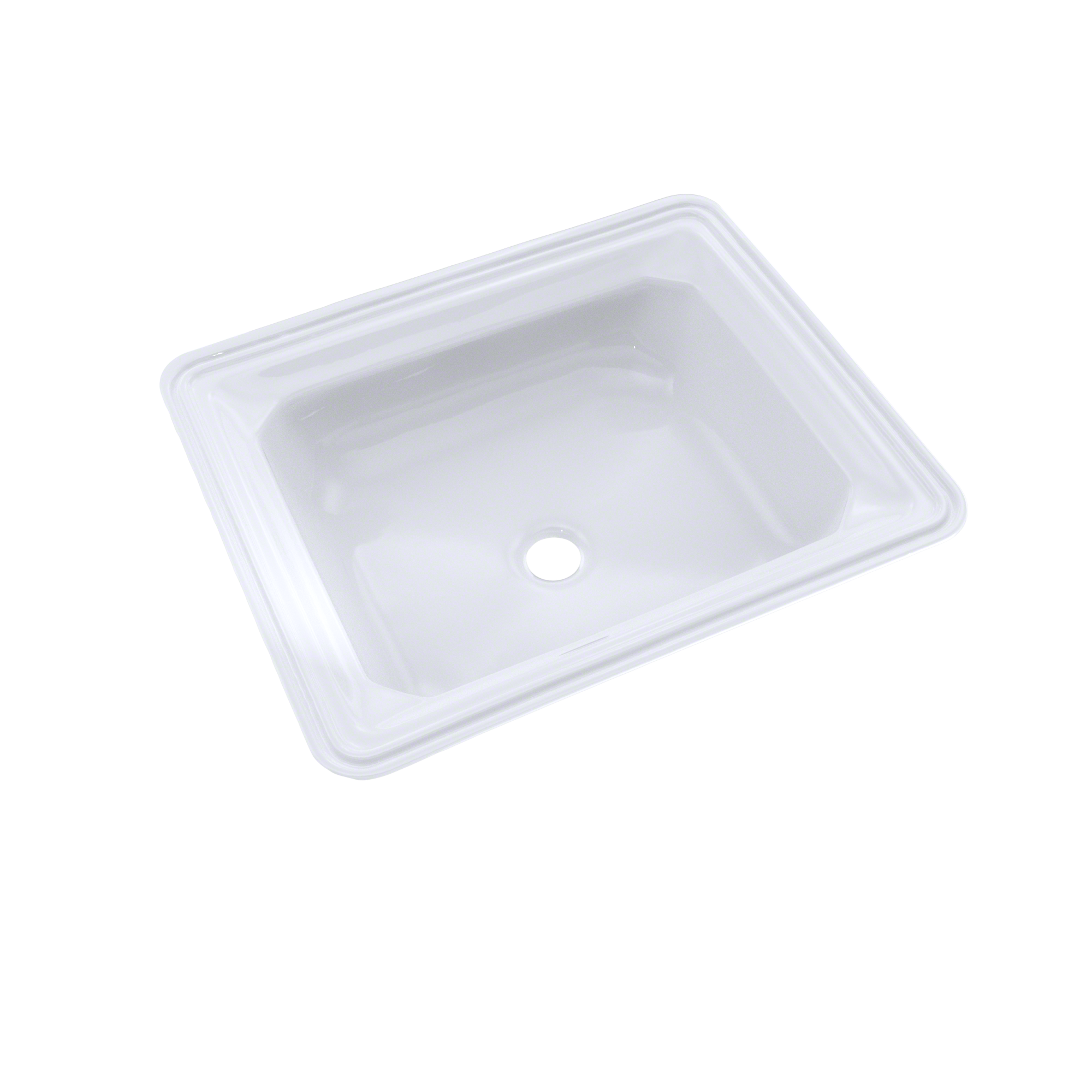 TOTO Guinevere Rectangular Undermount Bathroom Sink with CEFIONTECT, Cotton White, Vitreous China, LT973G#01