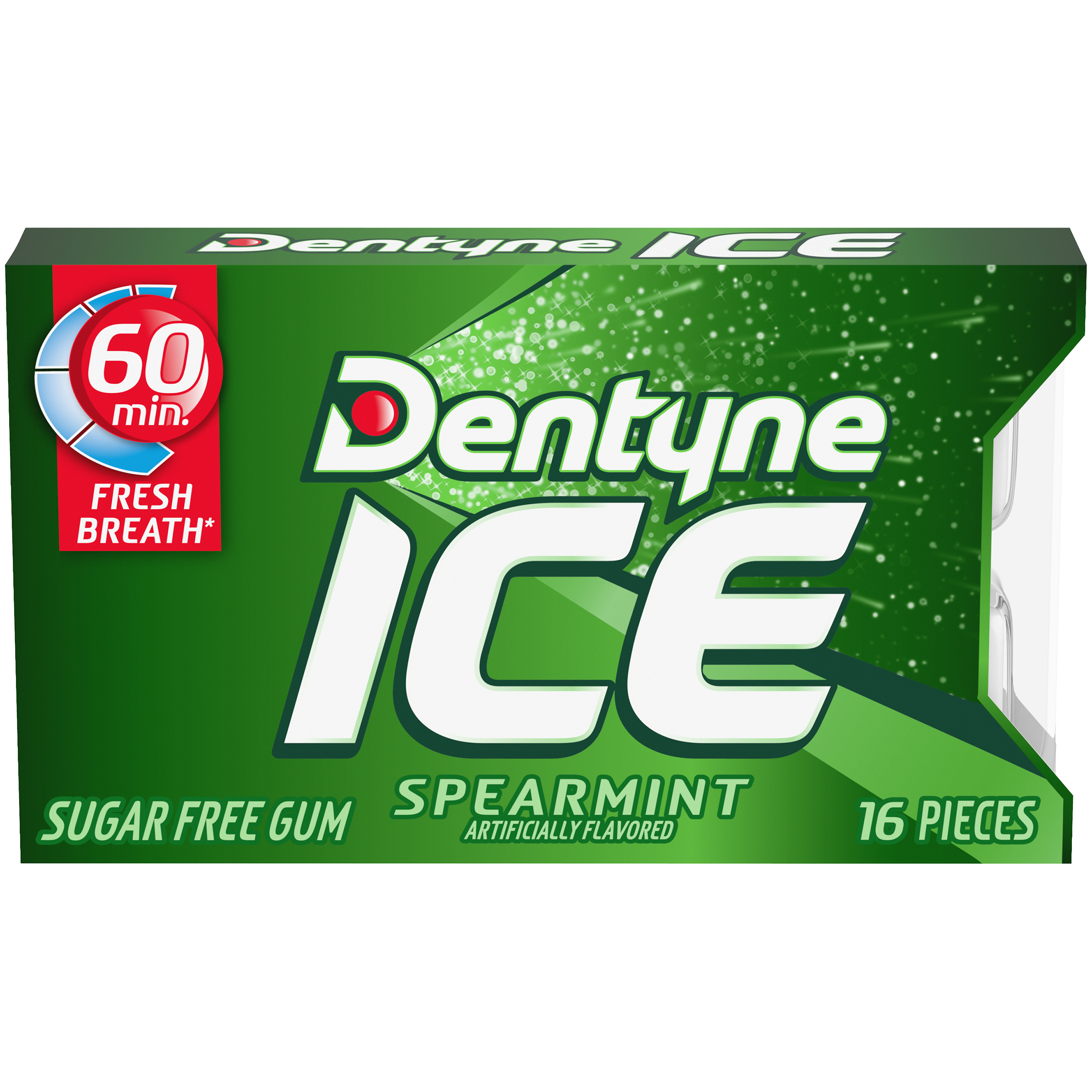 DENTYNE Ice Spearmint Sugar-Free Gum 16PCS 18x9