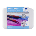 5 PANS & BRUSH WATERCOLOR POCKET PRIMARY MIXING ST