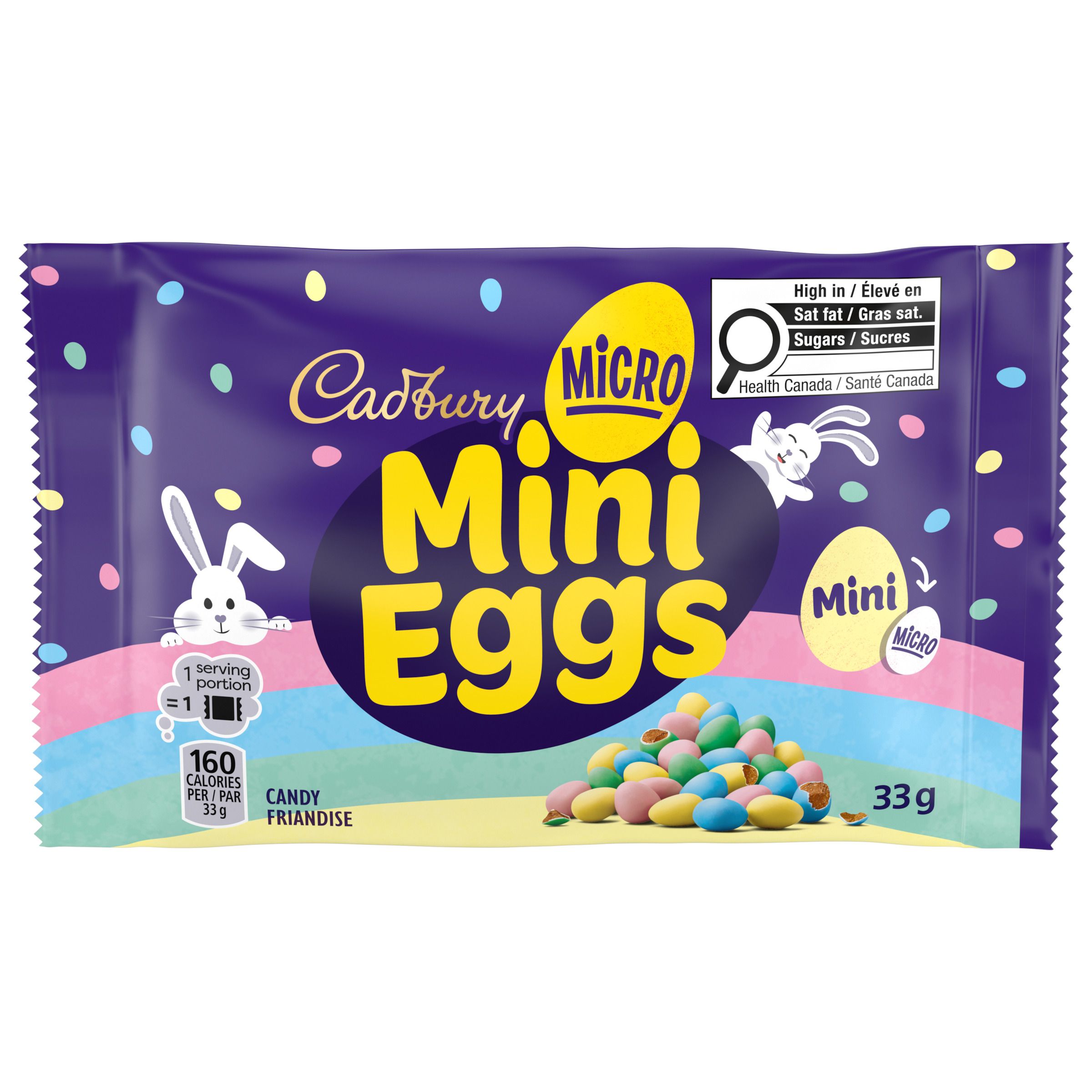 Cadbury Micro Mini Eggs Candy for Easter (33 g)-thumbnail-1
