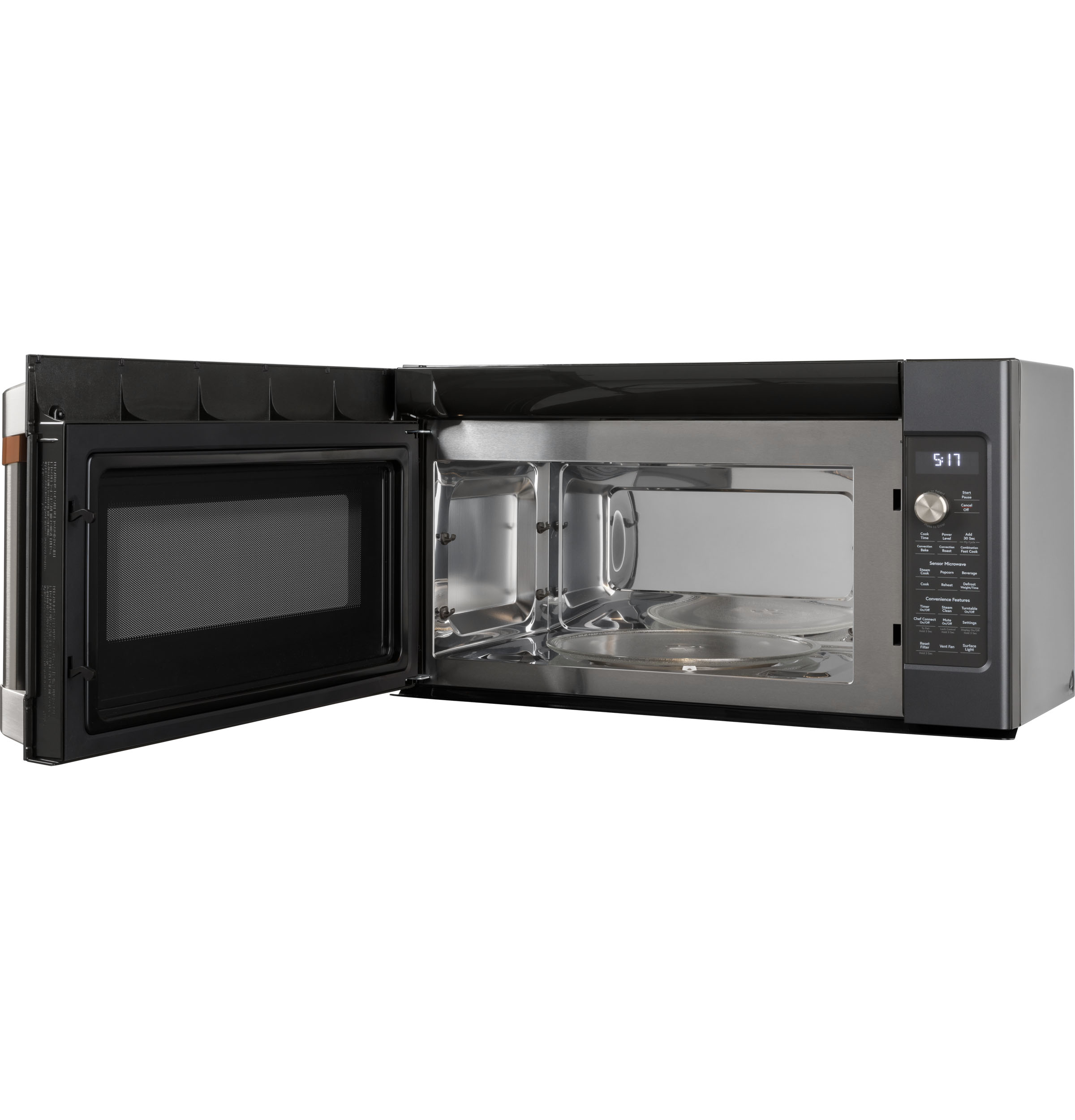 Café™ 1.7 Cu. Ft. Matte Black Over The Range Microwave view 2