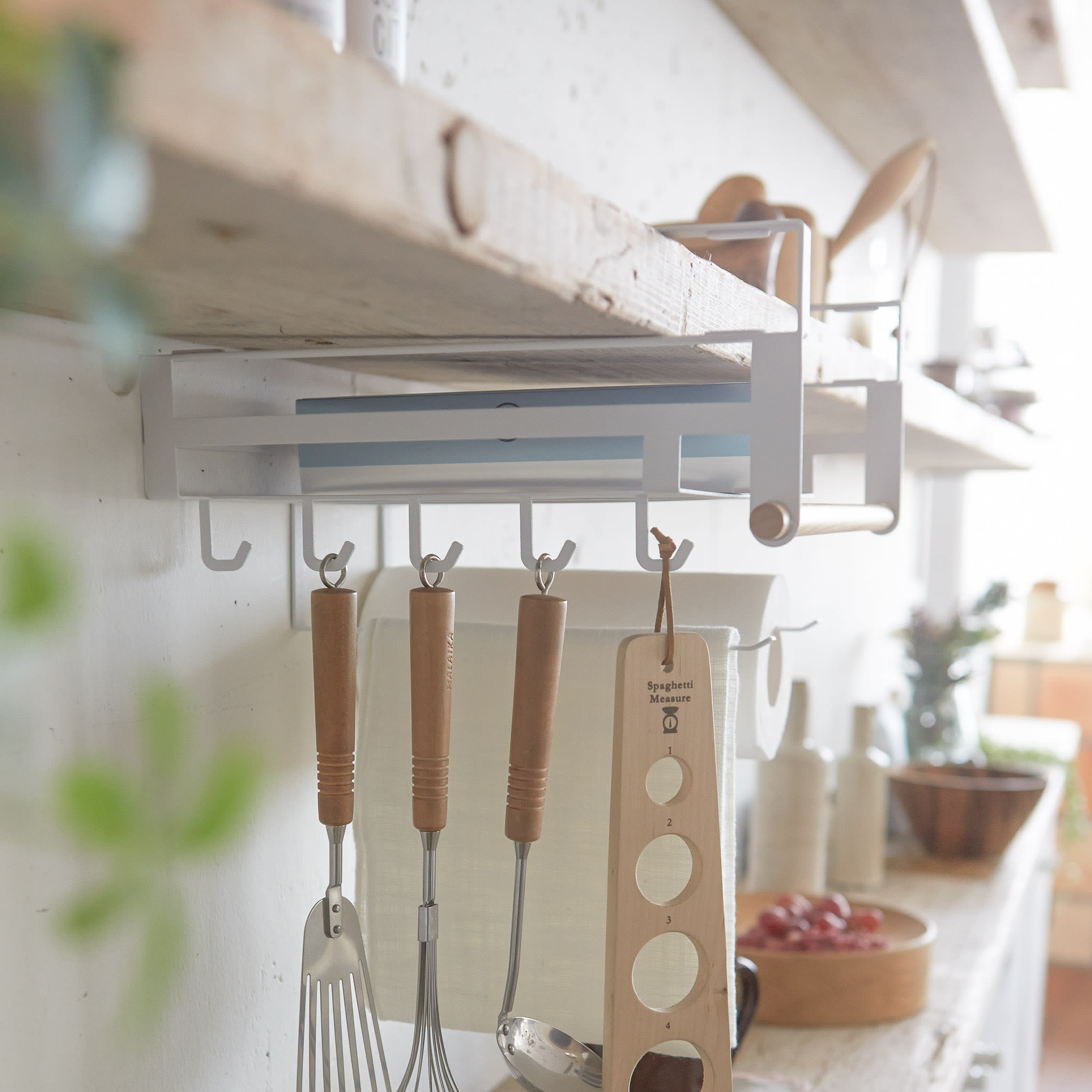 Under-Shelf Multi-Use Rack : Versatile Storage Solution