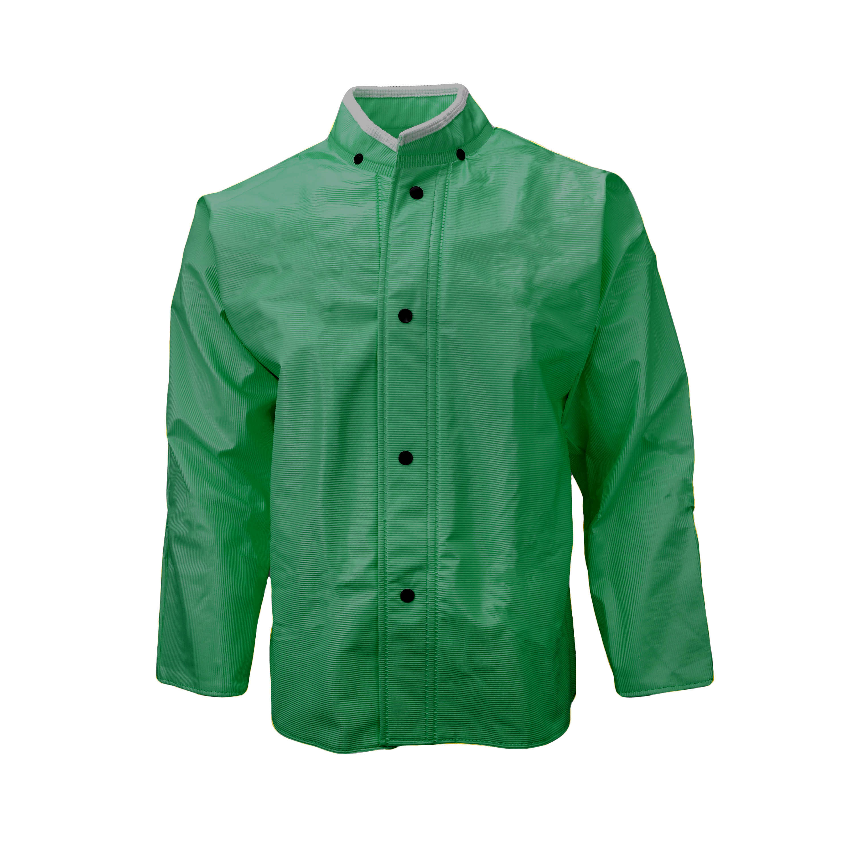 56SJ Dura Quilt Jacket with Snaps for Hood - Green - Size S