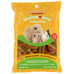 Image of Sunseed AnimaLovens Pretzel Sticks Treat for Small Animals, 4 oz